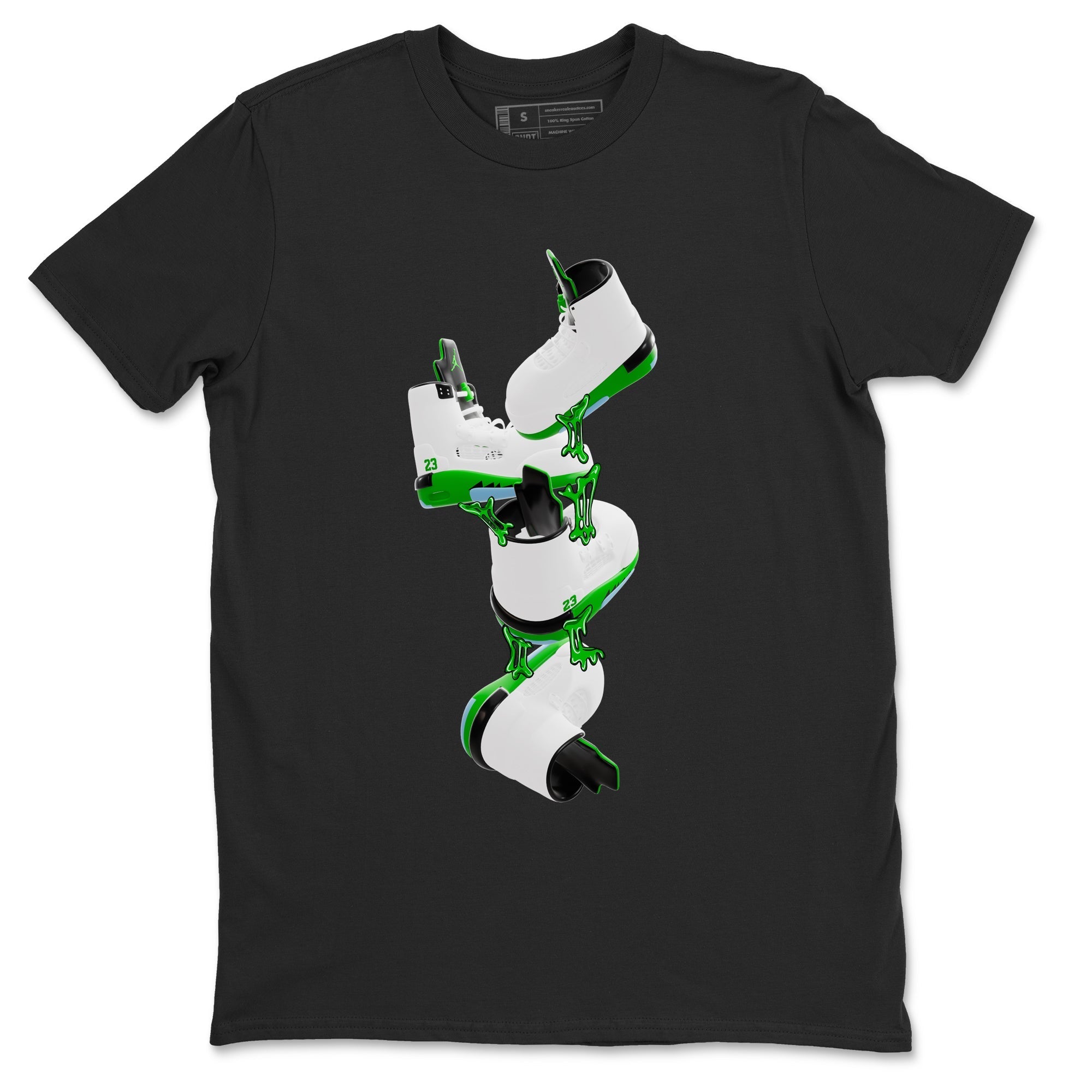 Gum Stuck On Shoes snkmatch Tee - Air Jordan 5 Lucky Green