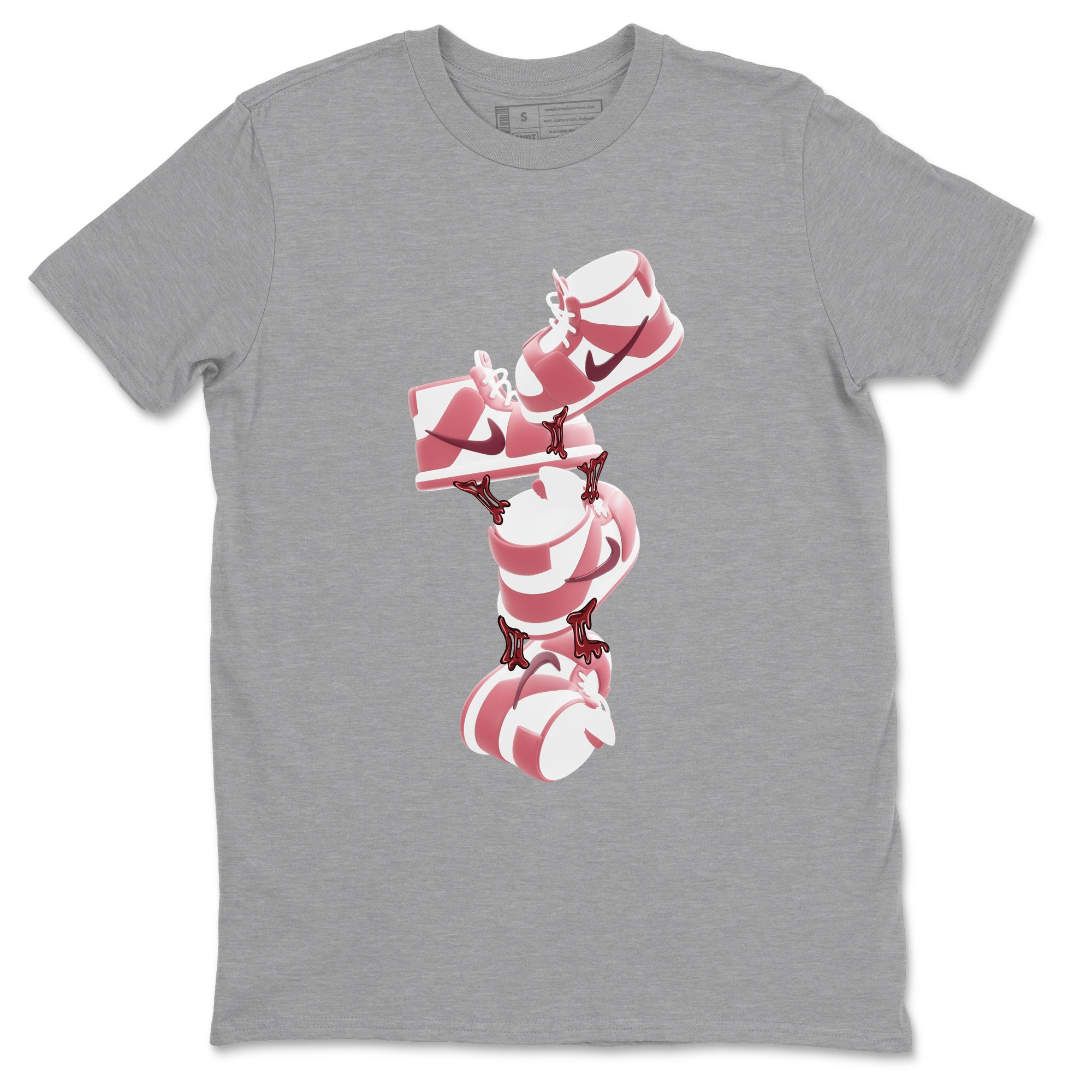 Gum Stuck On Shoes snkmatch Tee - Dunk Valentines Day 2024