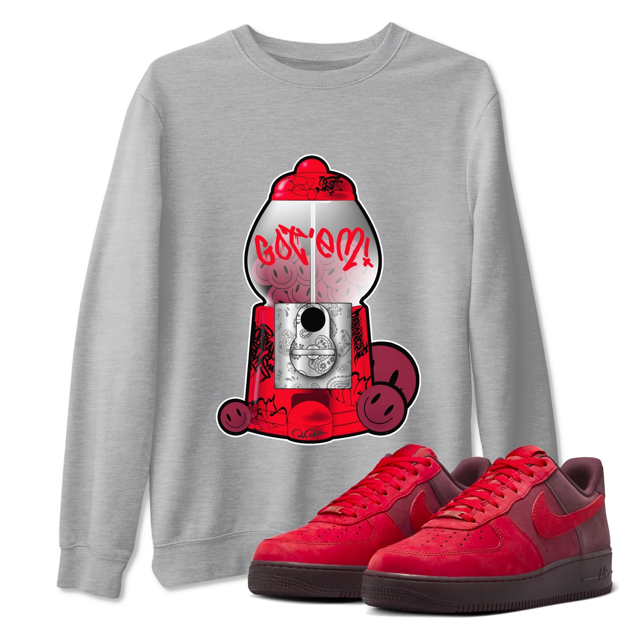Gumball Machine snkmatch Tees - Air Force 1 Layers Of Love