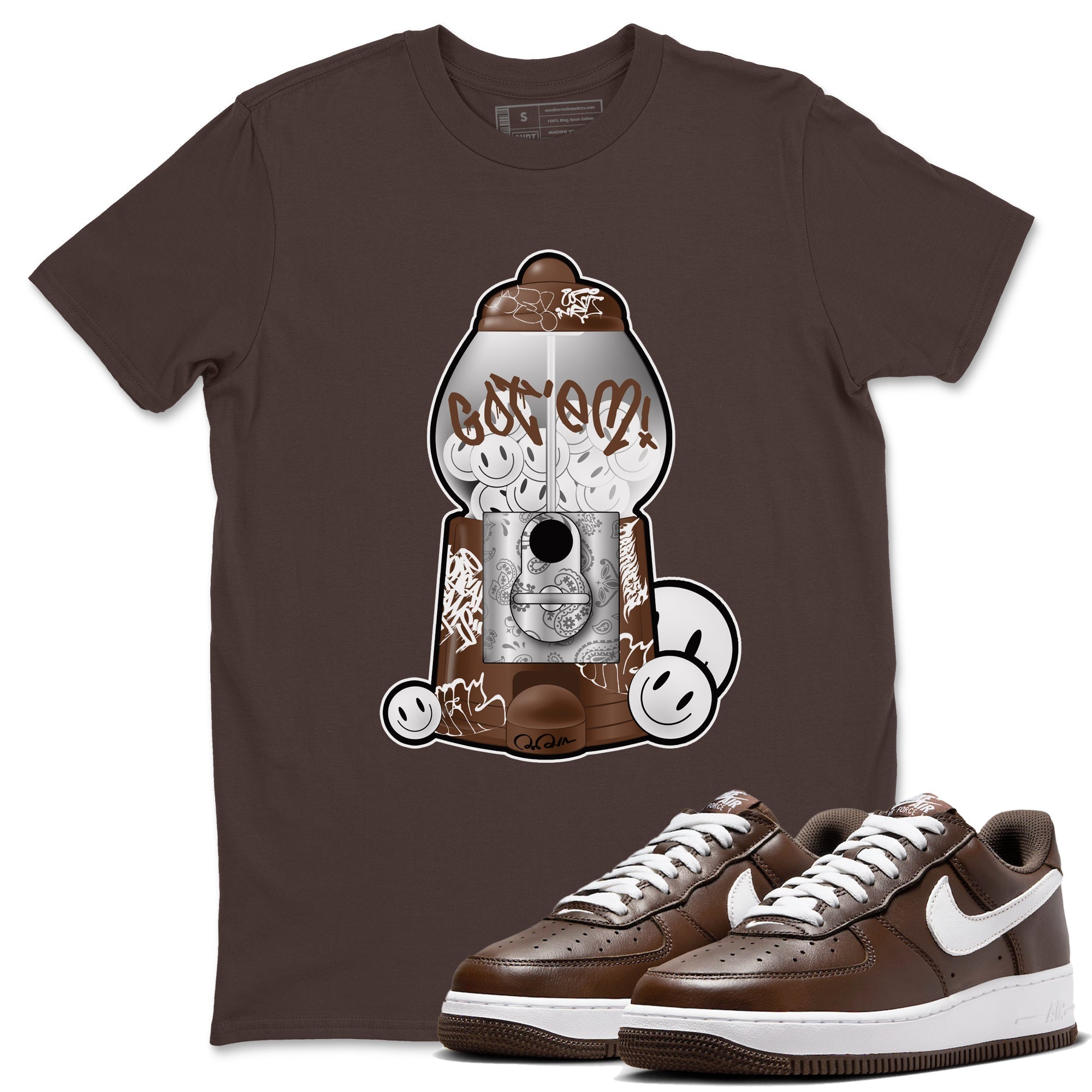 Gumball Machine snkmatch Tee - Air Force 1 Chocolate