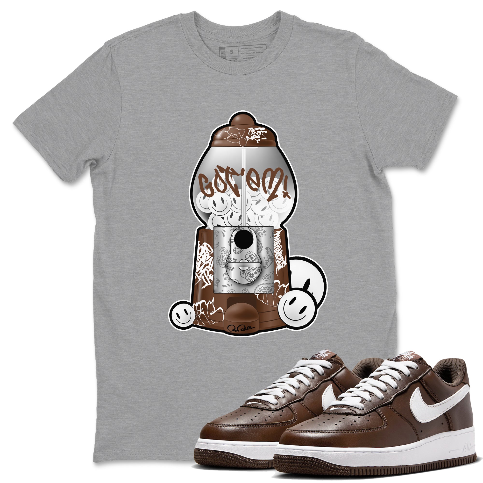 Gumball Machine snkmatch Tee - Air Force 1 Chocolate
