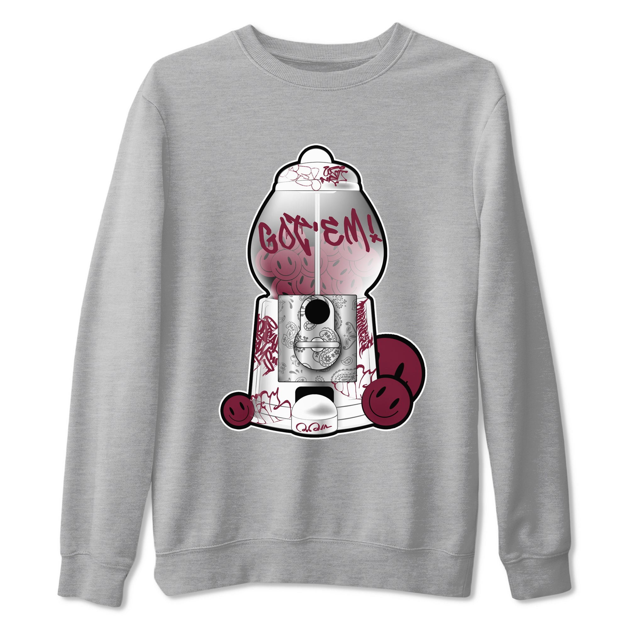 Gumball Machine snkmatch Tee - Air Jordan 1 Metallic Burgundy