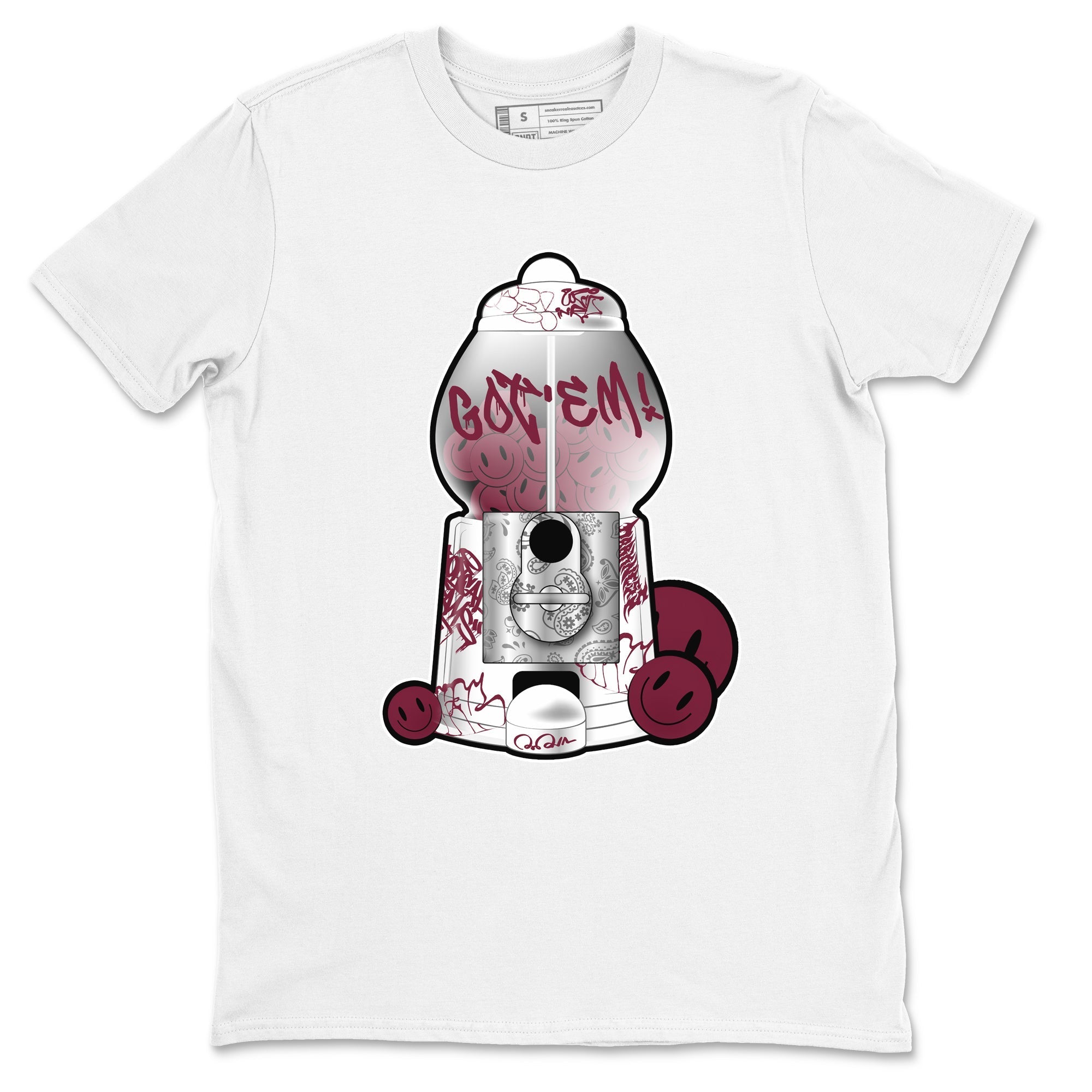 Gumball Machine snkmatch Tee - Air Jordan 1 Metallic Burgundy