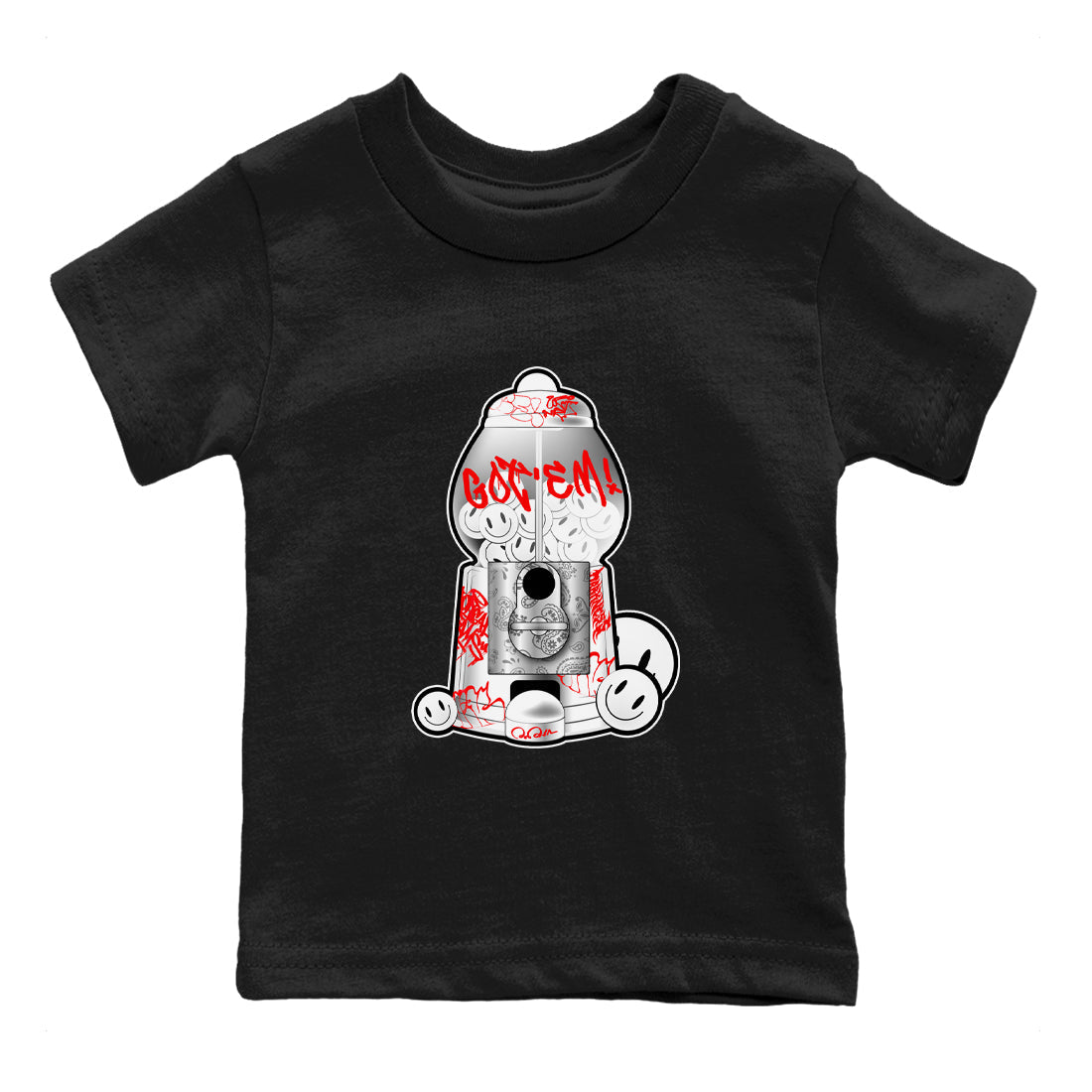 Gumball Machine snkmatch Tee Kids - Air Jordan 1 University Red