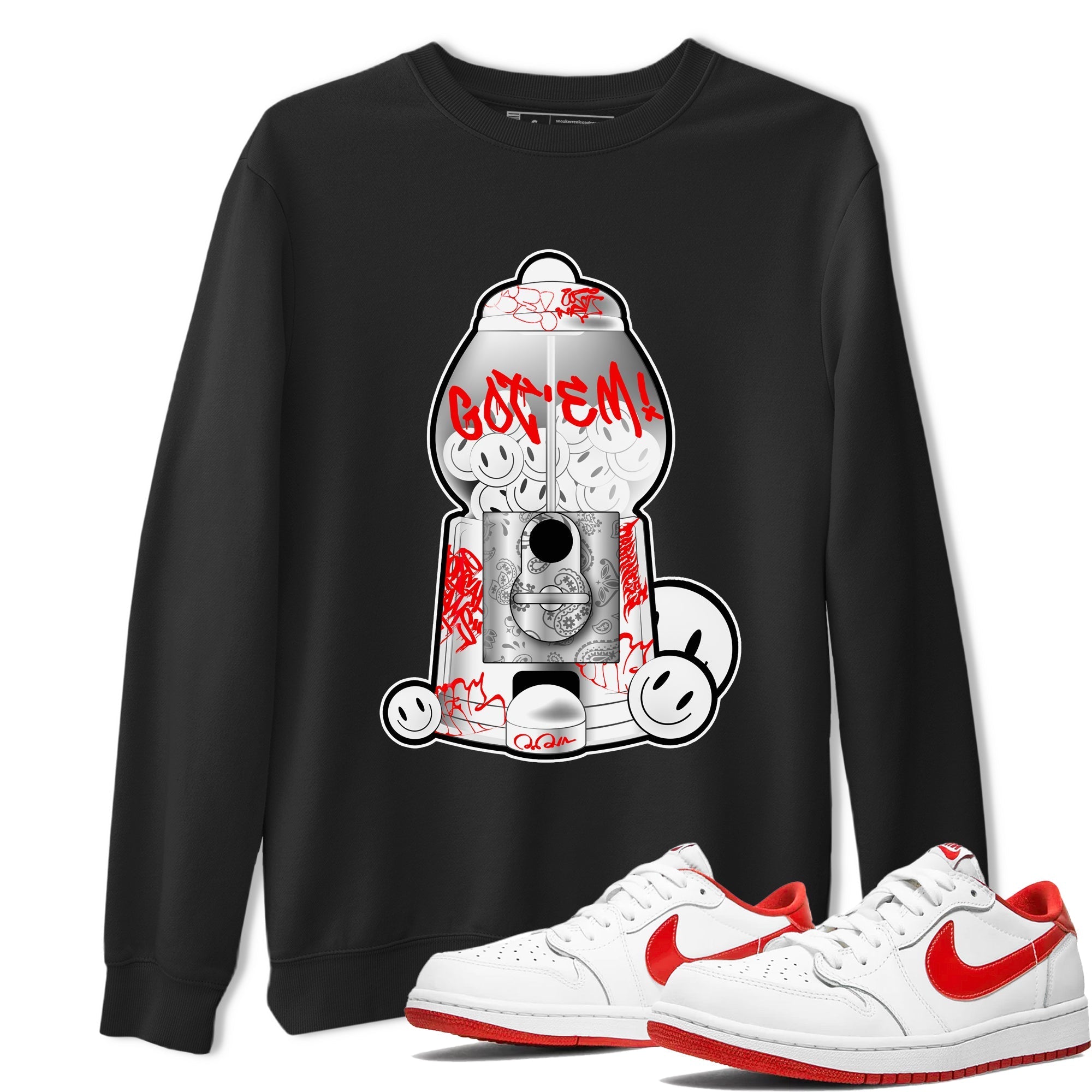 Gumball Machine snkmatch Tee - Air Jordan 1 University Red
