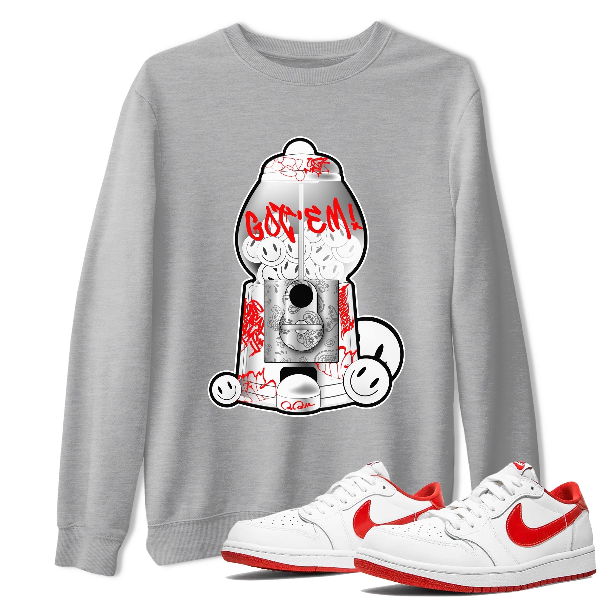 Gumball Machine snkmatch Tee - Air Jordan 1 University Red
