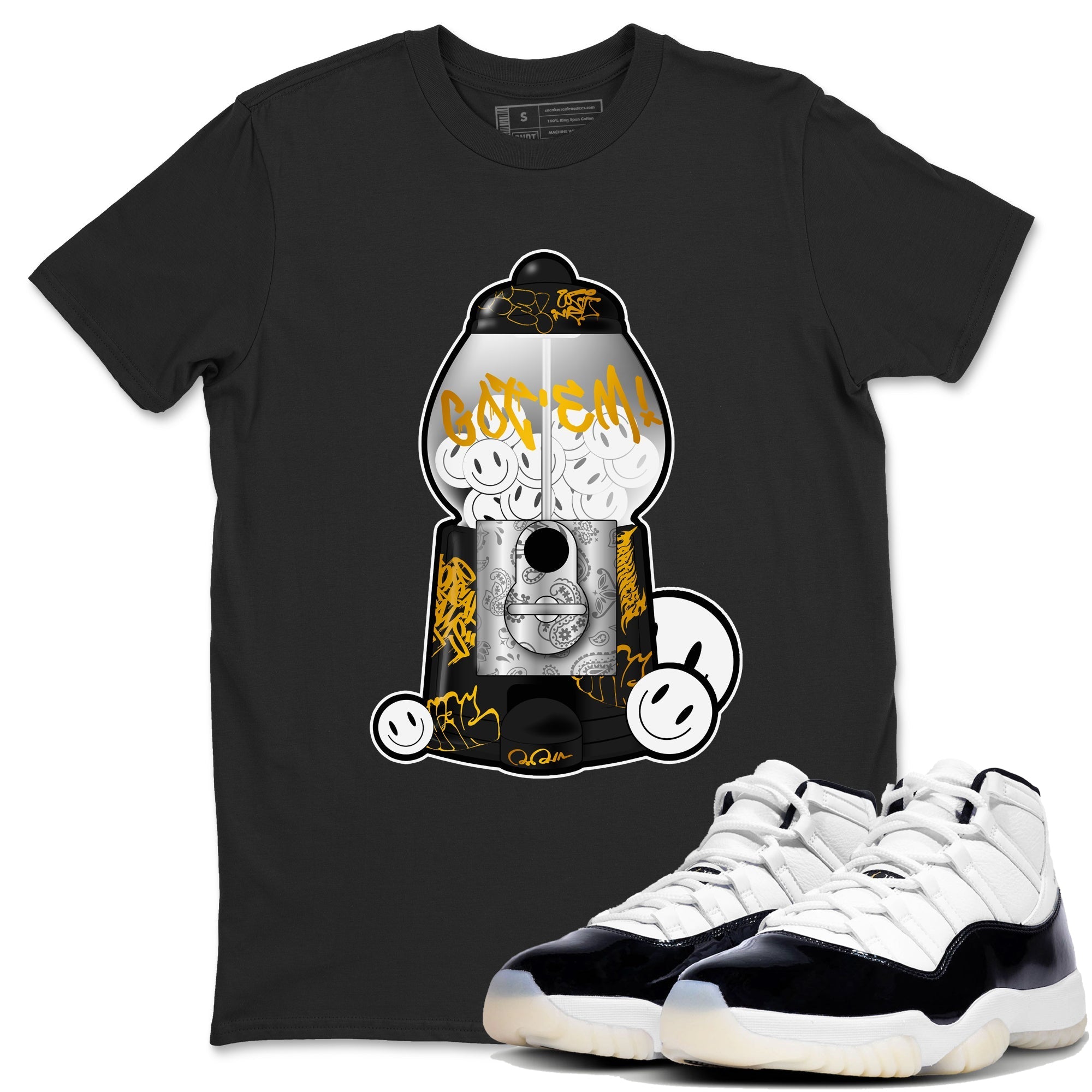 Gumball Machine snkmatch Tee - Air Jordan 11 Gratitude