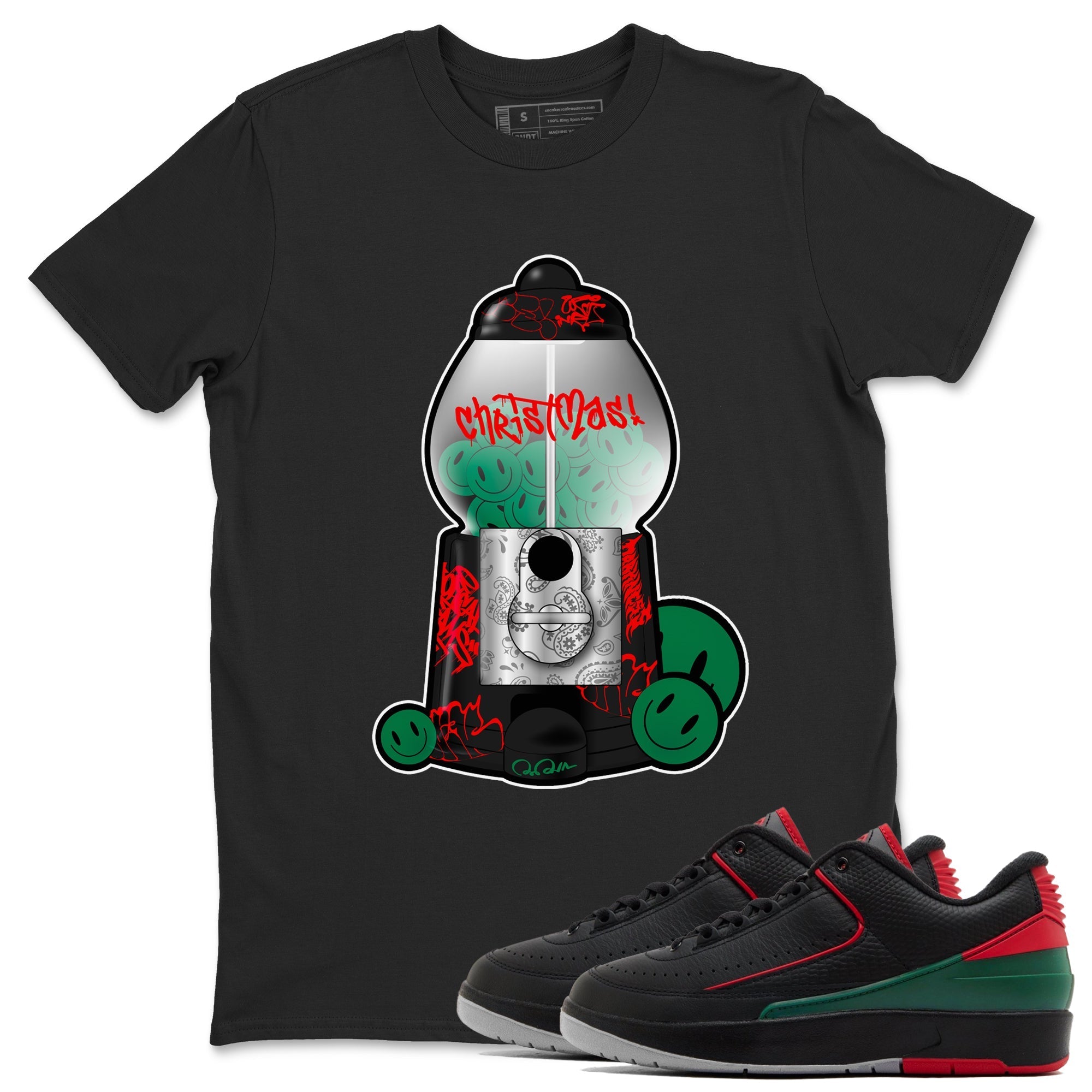 Gumball Machine snkmatch Tee - Air Jordan 2 Christmas