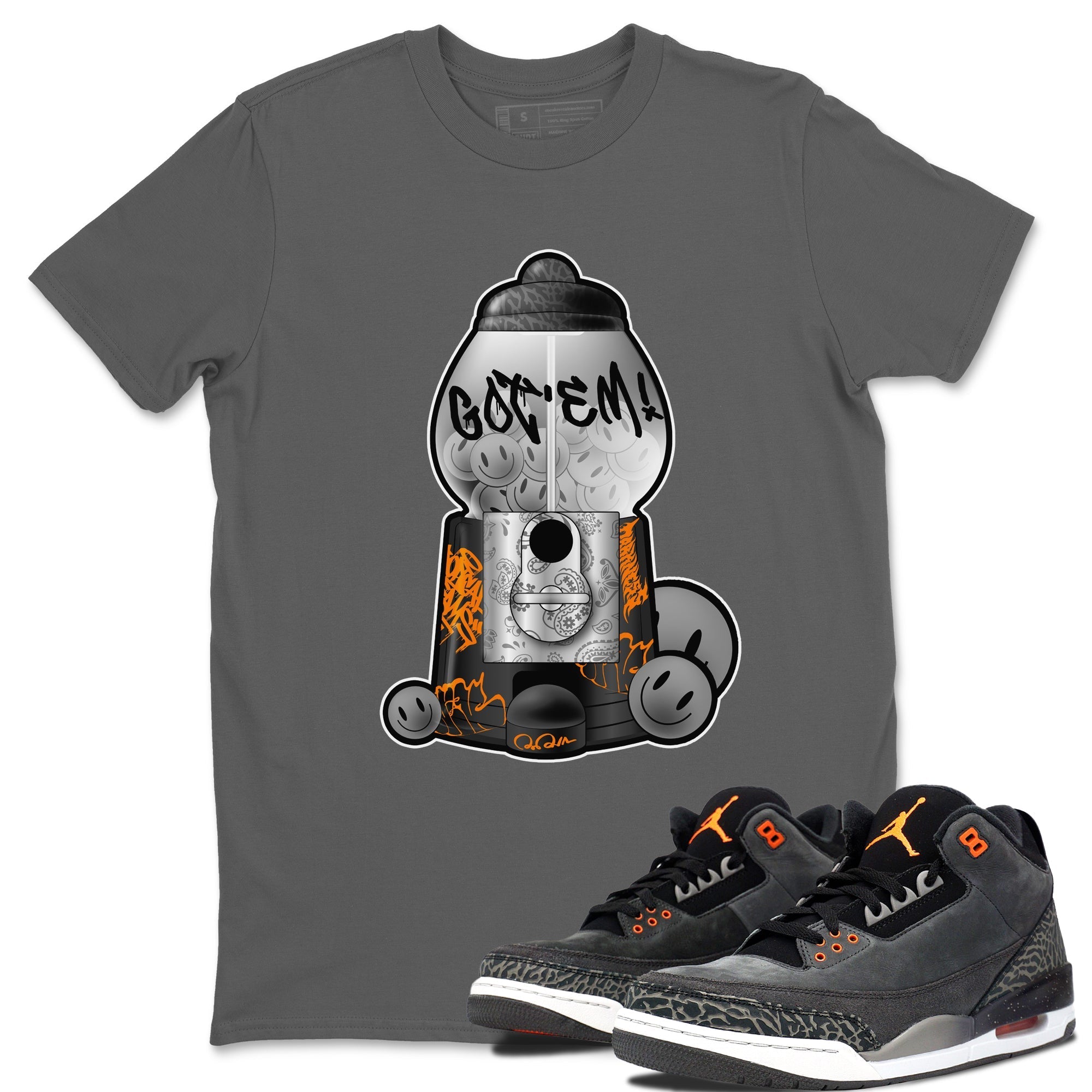 Gumball Machine snkmatch Tee - Air Jordan 3 Fear