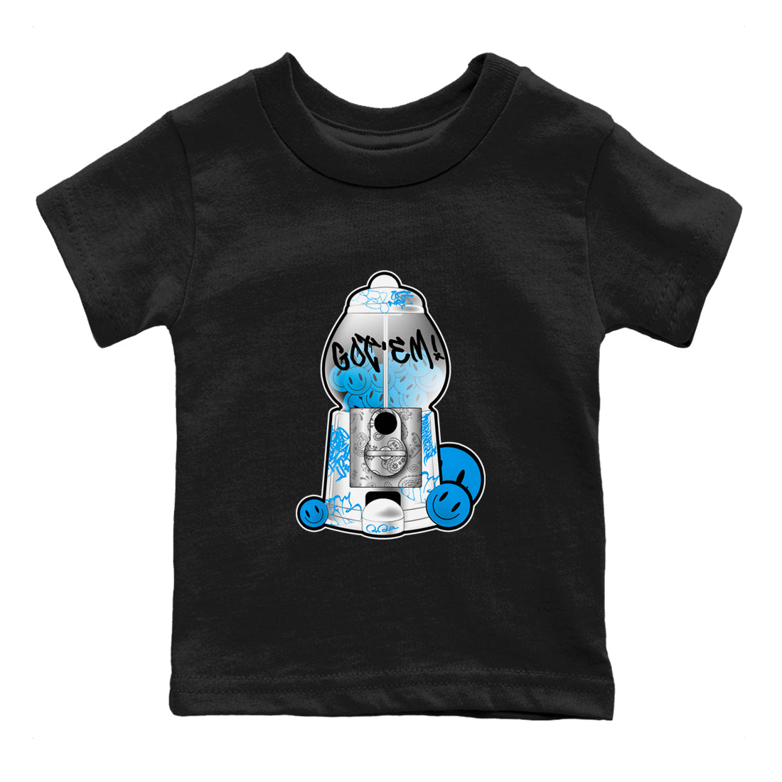 Gumball Machine snkmatch Tees Kids - Air Jordan 4 Military Blue