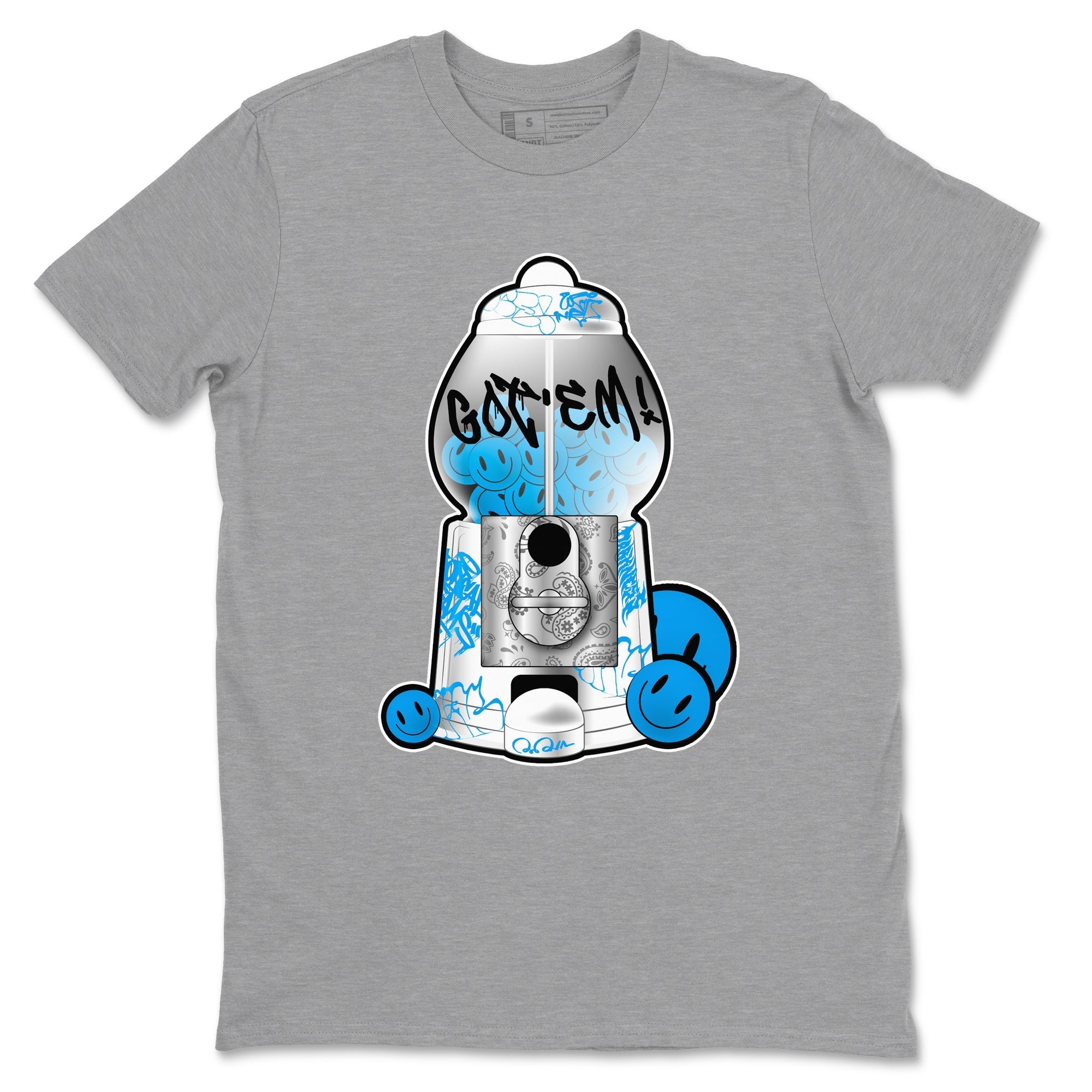 Gumball Machine snkmatch Tees - Air Jordan 4 Military Blue