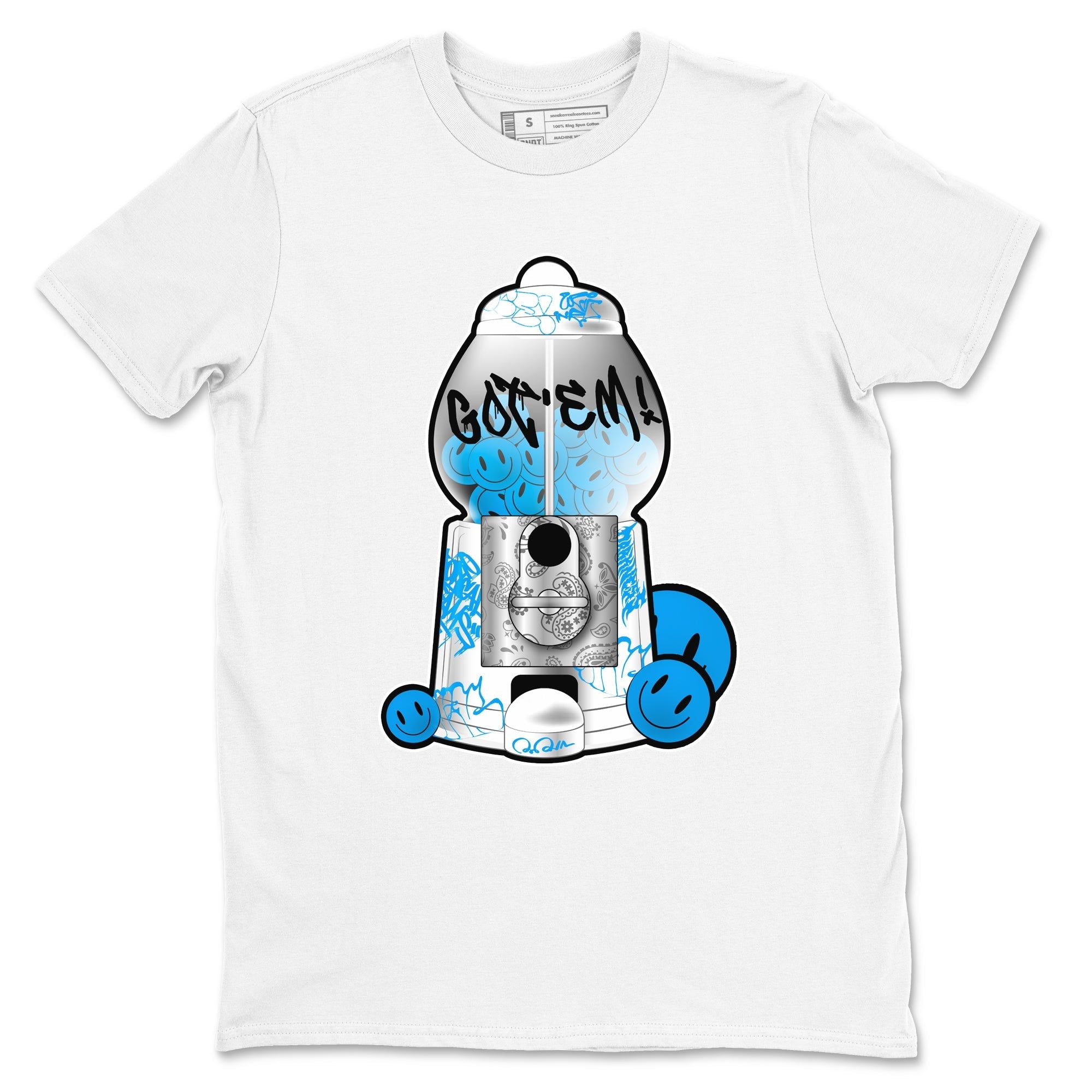 Gumball Machine snkmatch Tees - Air Jordan 4 Military Blue