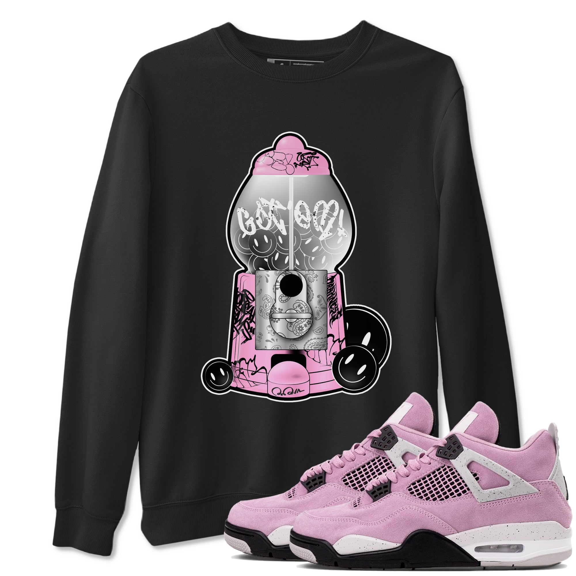 Gumball Machine snkmatch Tees - Air Jordan 4 Orchid