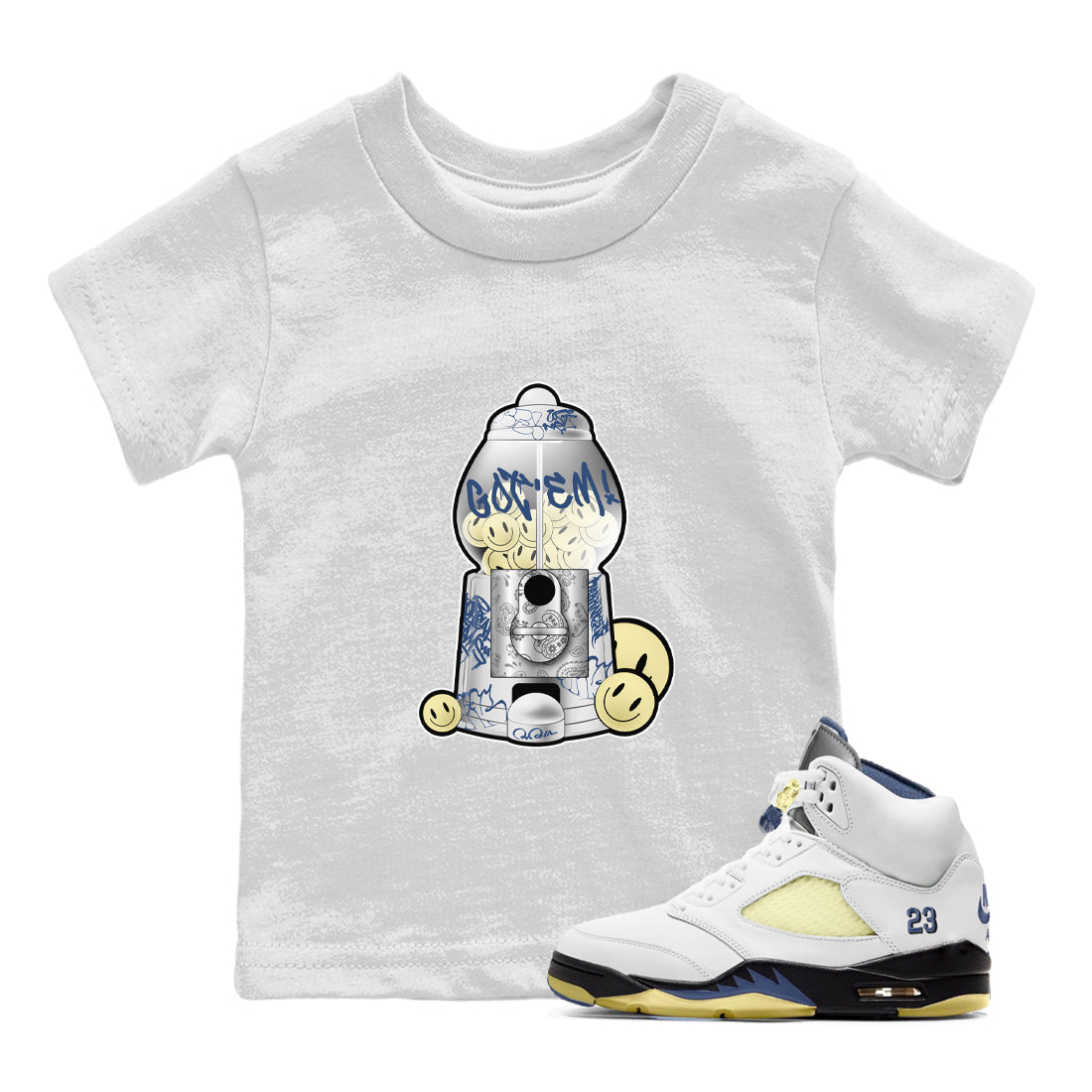 Gumball Machine snkmatch Tee Kids - Air Jordan 5 A Ma Maniere x Photon Dust