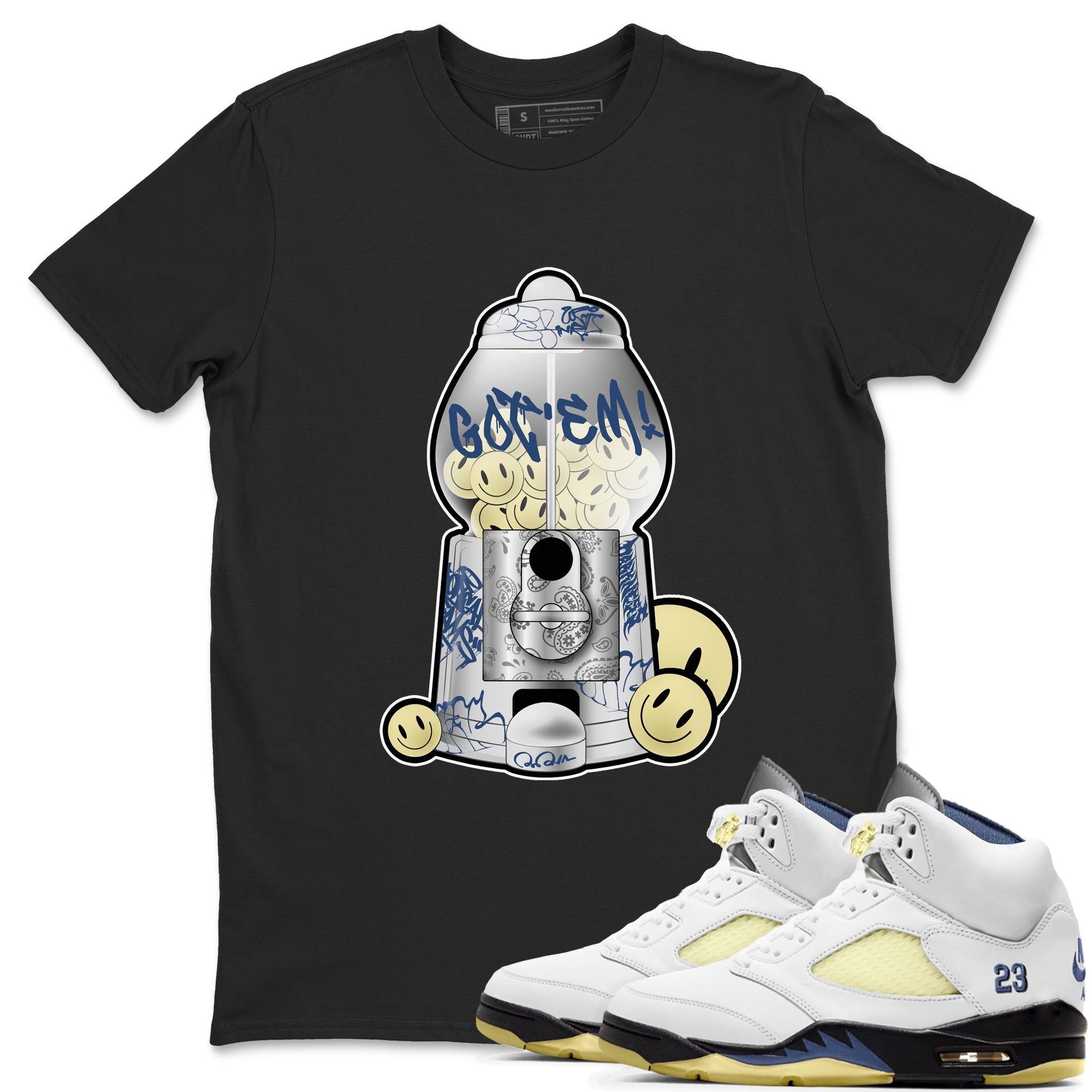 Gumball Machine snkmatch Tee - Air Jordan 5 A Ma Maniere x Photon Dust