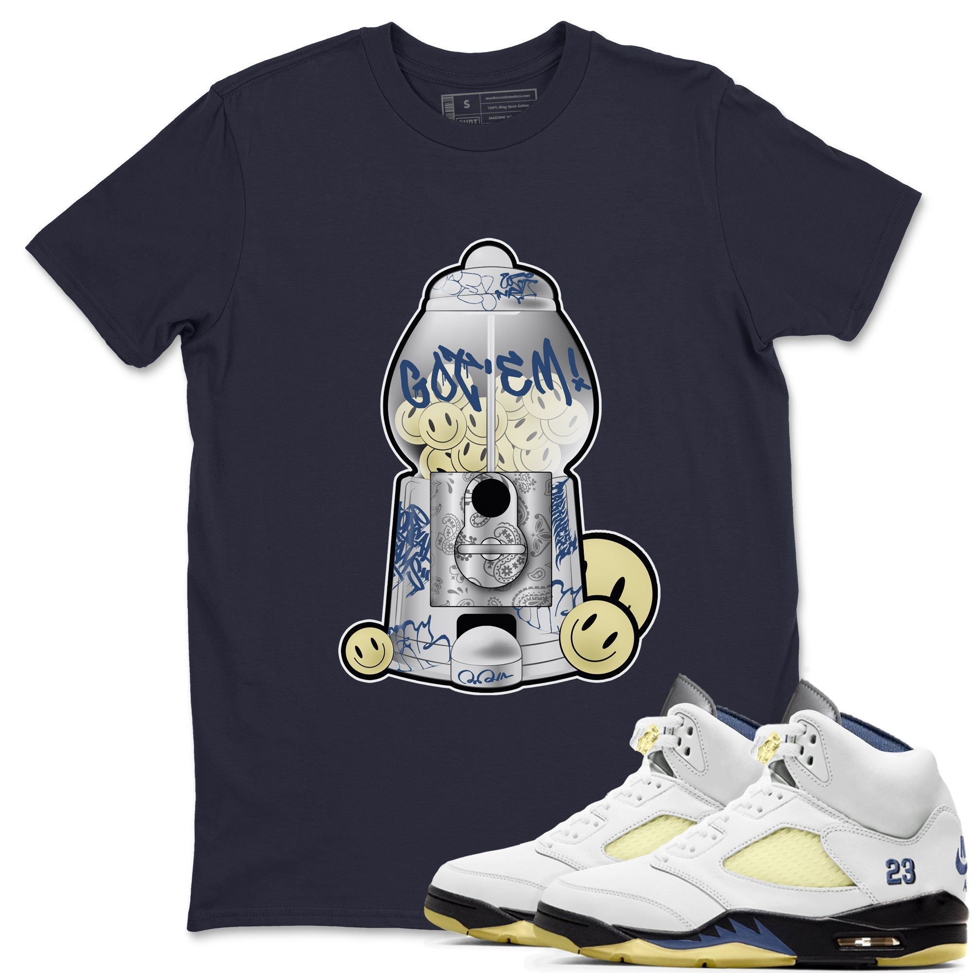 Gumball Machine snkmatch Tee - Air Jordan 5 A Ma Maniere x Photon Dust