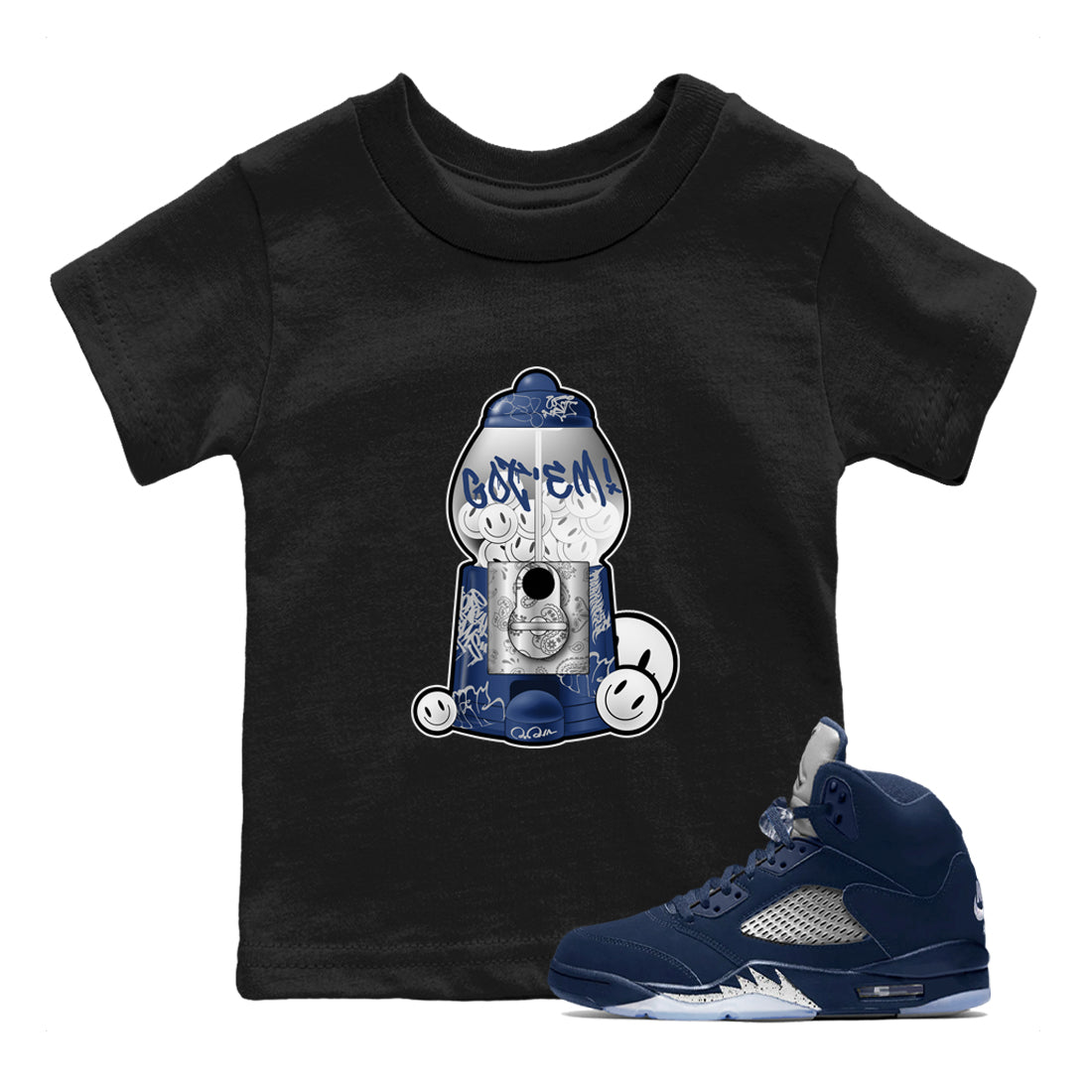 Gumball Machine snkmatch Tee Kids - Air Jordan 5 Georgetown