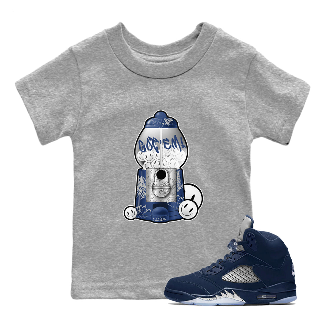 Gumball Machine snkmatch Tee Kids - Air Jordan 5 Georgetown