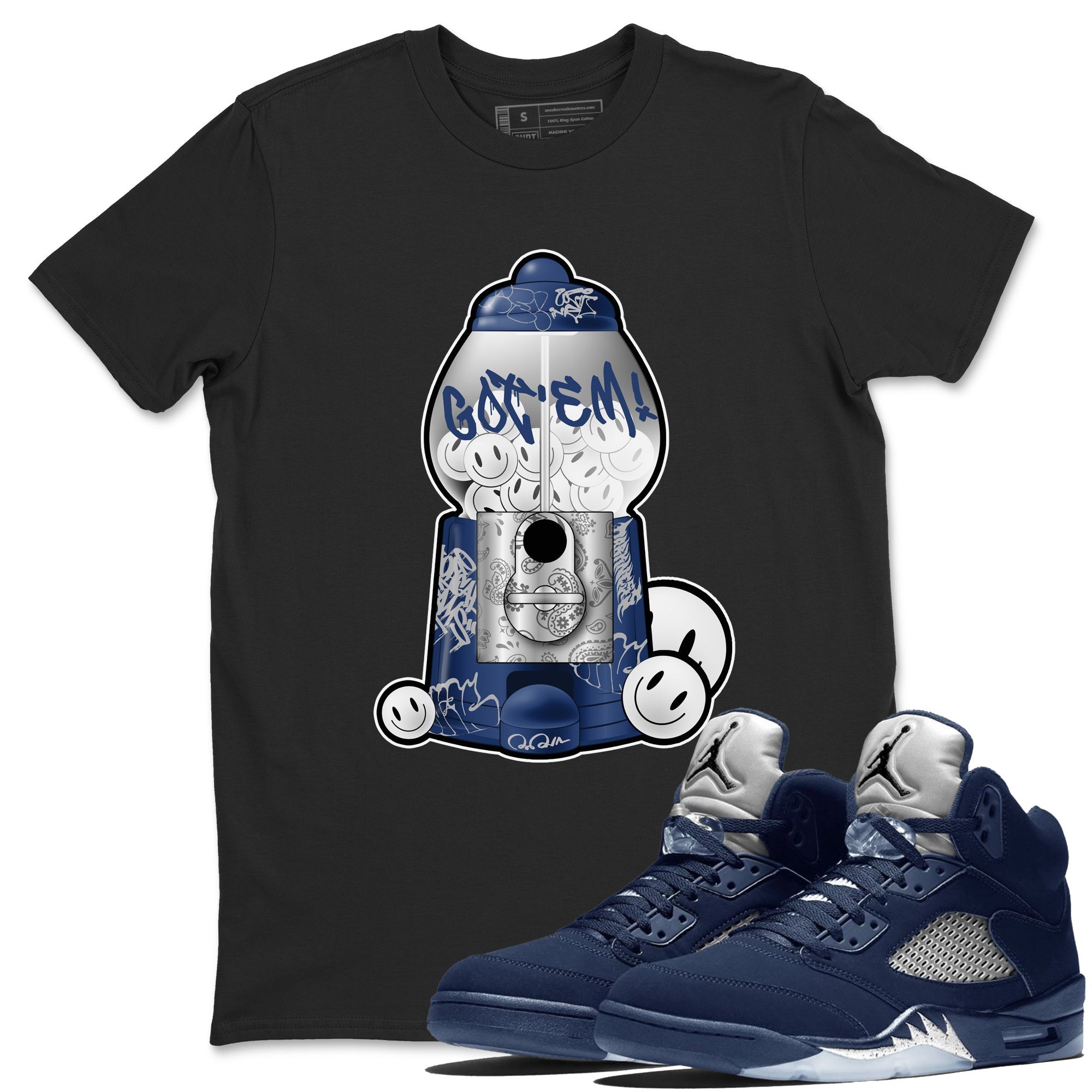 Gumball Machine snkmatch Tee - Air Jordan 5 Georgetown
