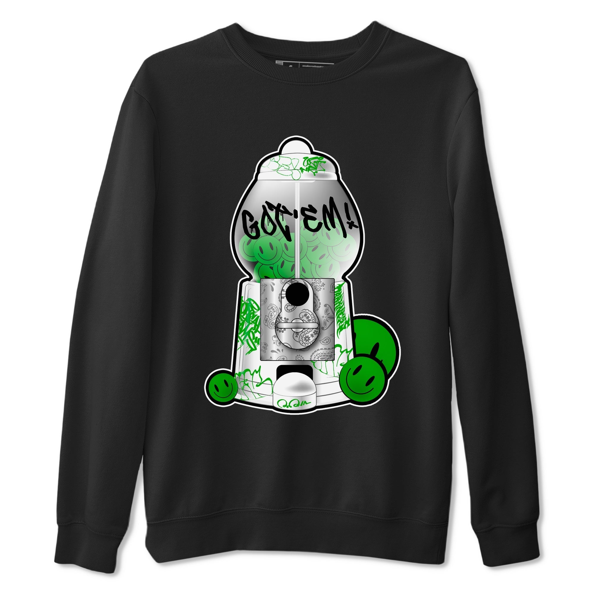 Gumball Machine snkmatch Tee - Air Jordan 5 Lucky Green
