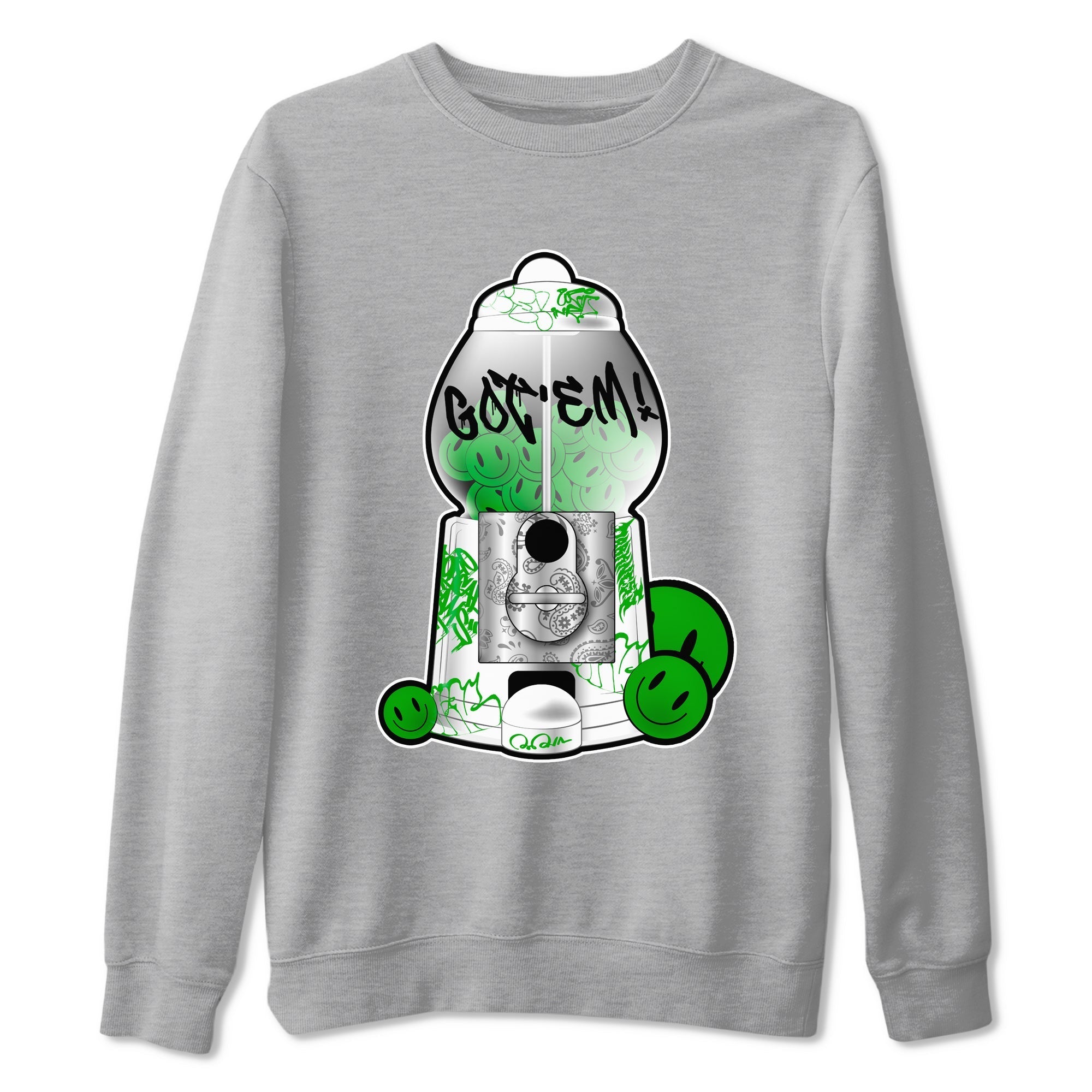 Gumball Machine snkmatch Tee - Air Jordan 5 Lucky Green