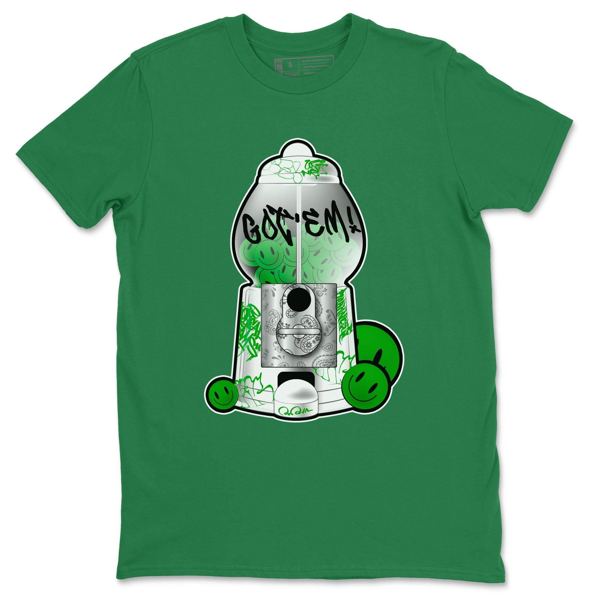 Gumball Machine snkmatch Tee - Air Jordan 5 Lucky Green