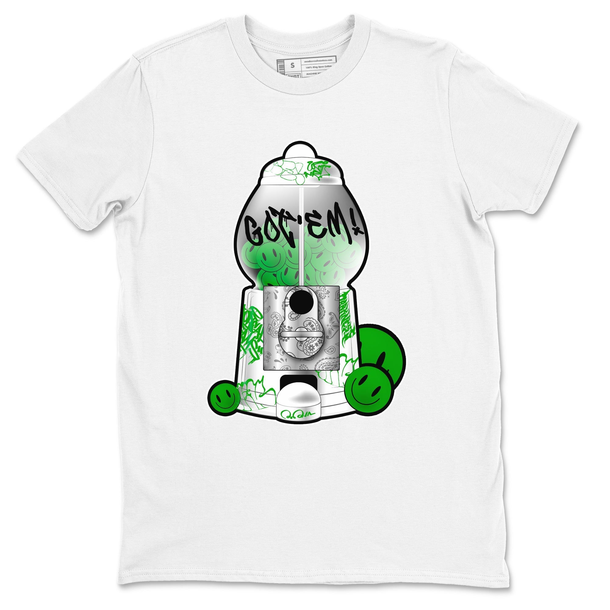 Gumball Machine snkmatch Tee - Air Jordan 5 Lucky Green
