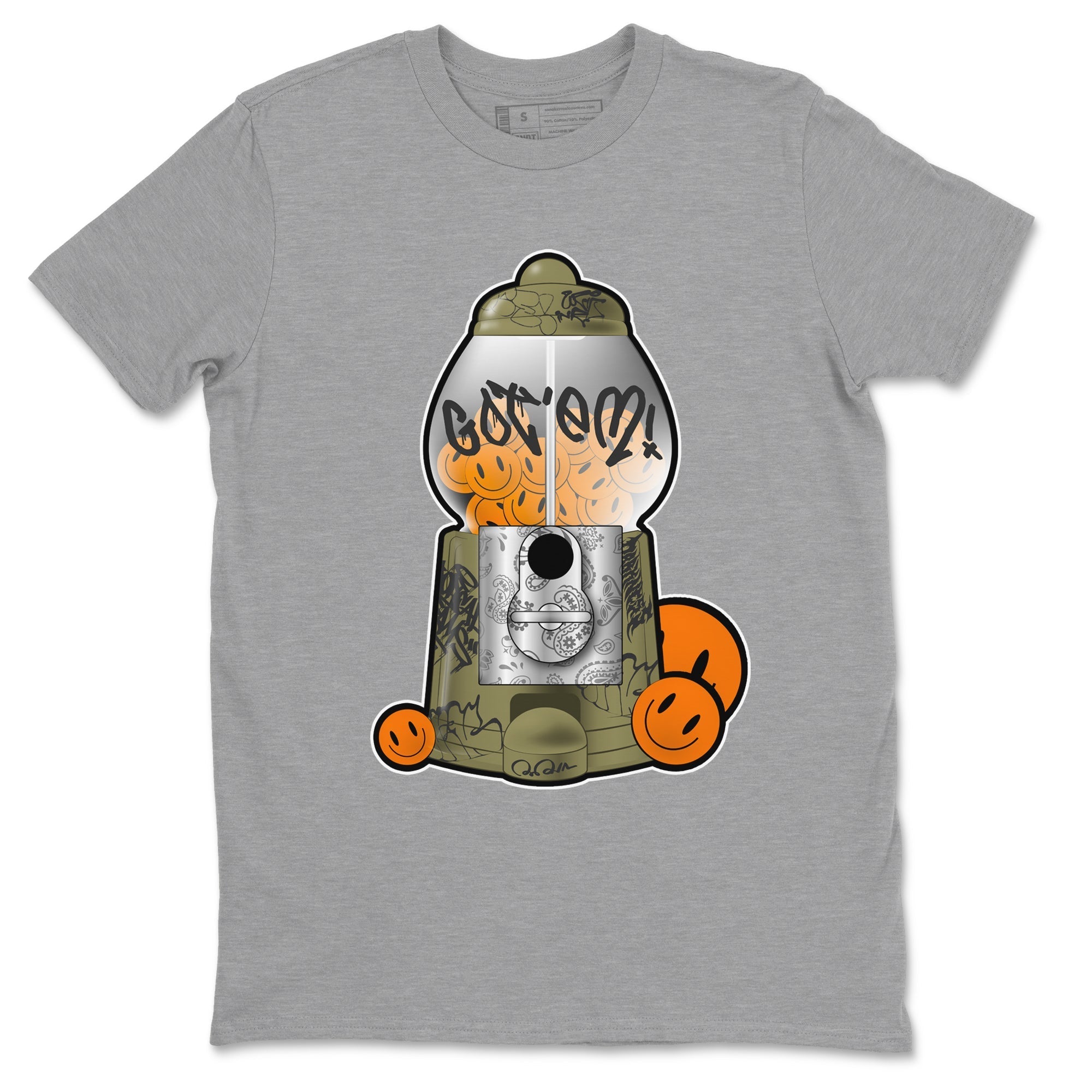 Gumball Machine snkmatch Tees - Air Jordan 5 Olive