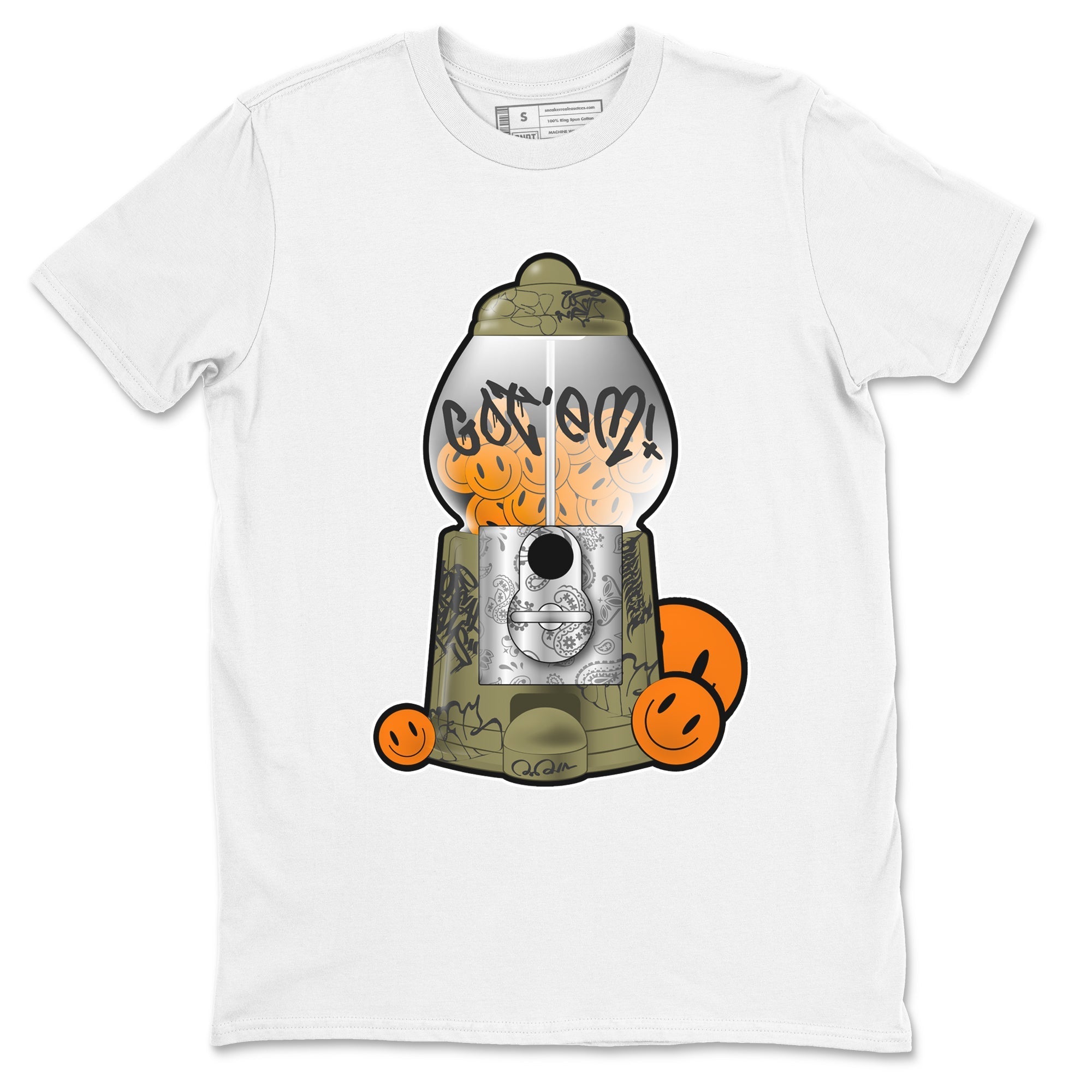 Gumball Machine snkmatch Tees - Air Jordan 5 Olive