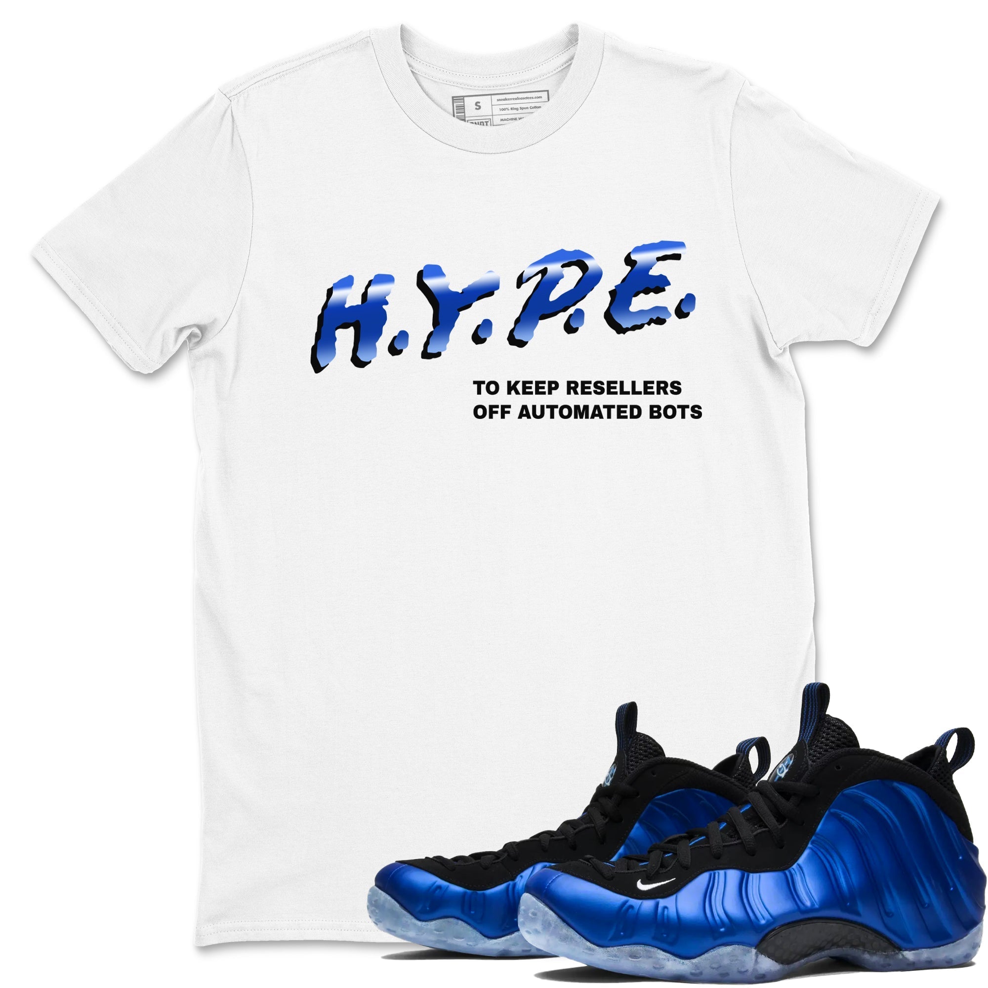 H.Y.P.E snkmatch Tees - Air Foamposite One Royal