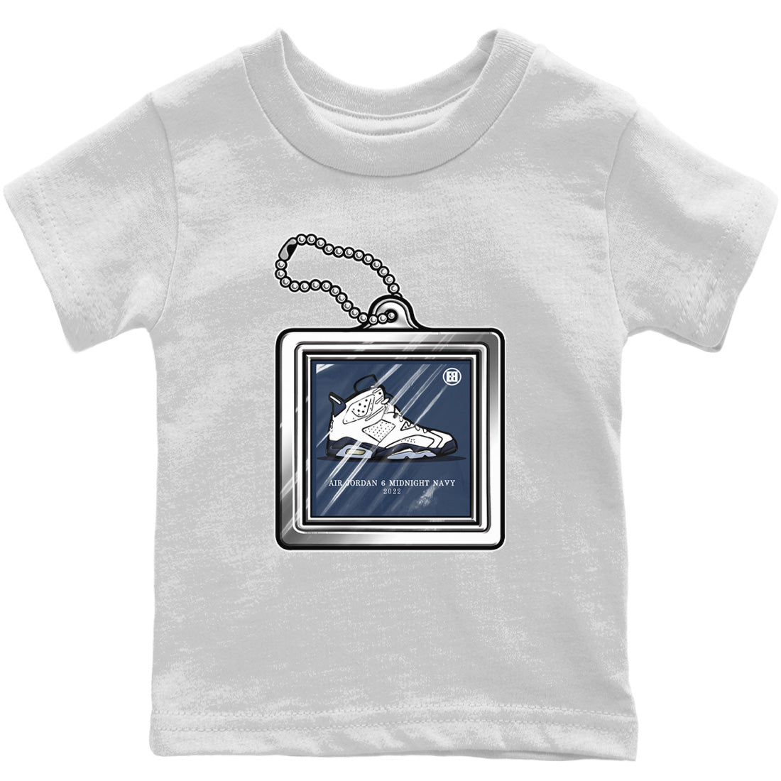 Hang Tag Kids Tops - Air Jordan 6 Midnight Navy