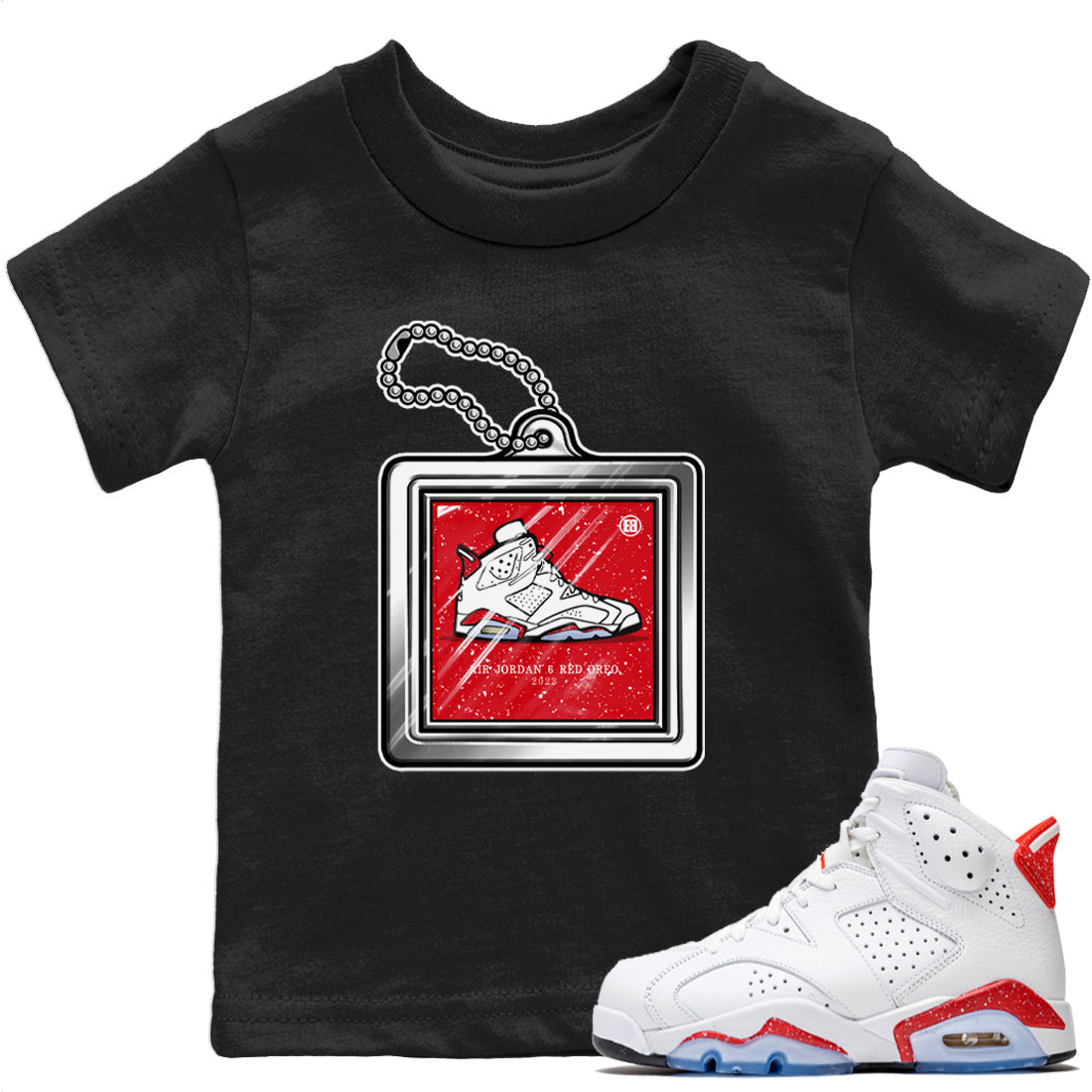 Hang Tag Kids Tops - Air Jordan 6 Red Velvet Cookies