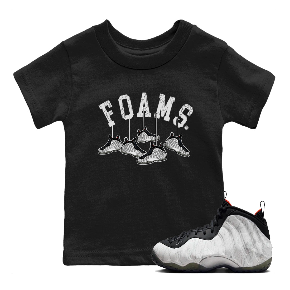 Hanging snkmatchs snkmatch Tees Kids - Air Foamposite One Jin