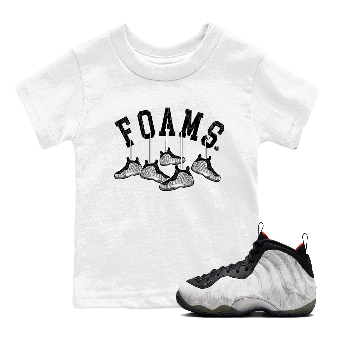 Hanging snkmatchs snkmatch Tees Kids - Air Foamposite One Jin