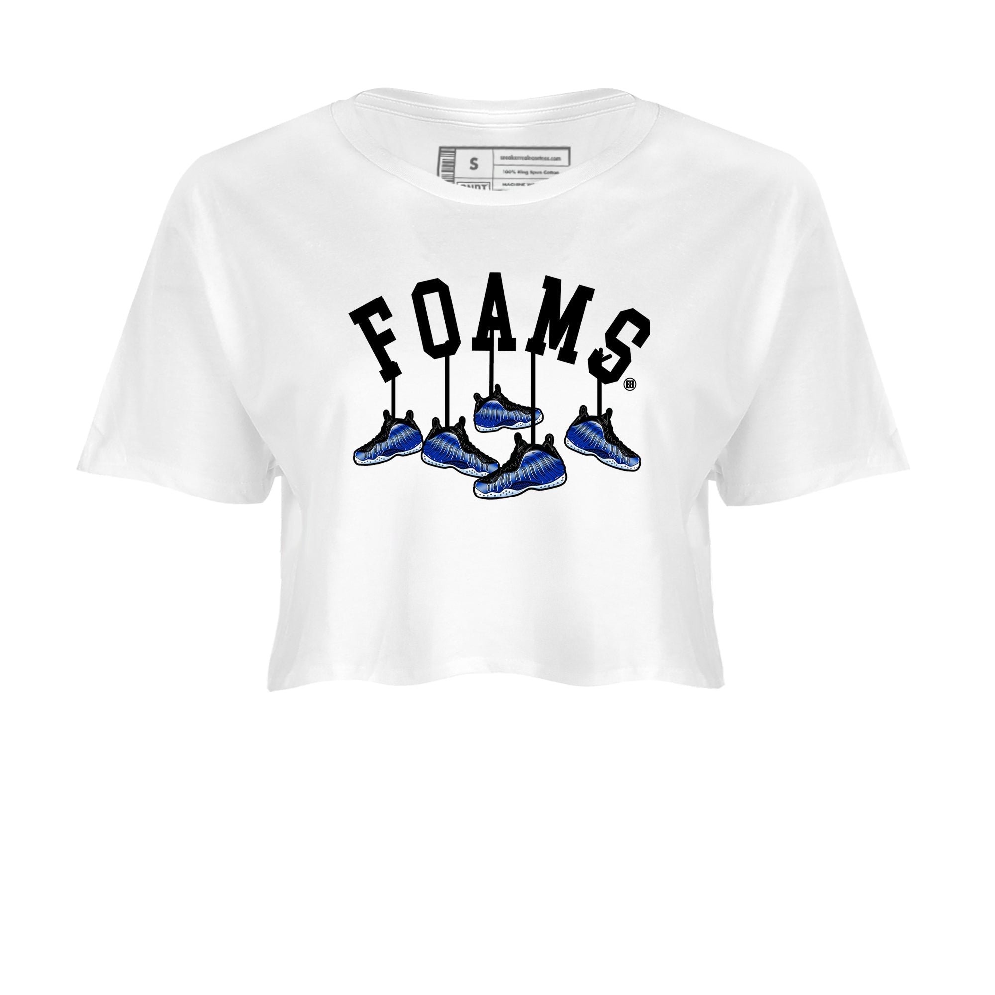 Hanging snkmatchs snkmatch Women's Top - Air Foamposite One Royal