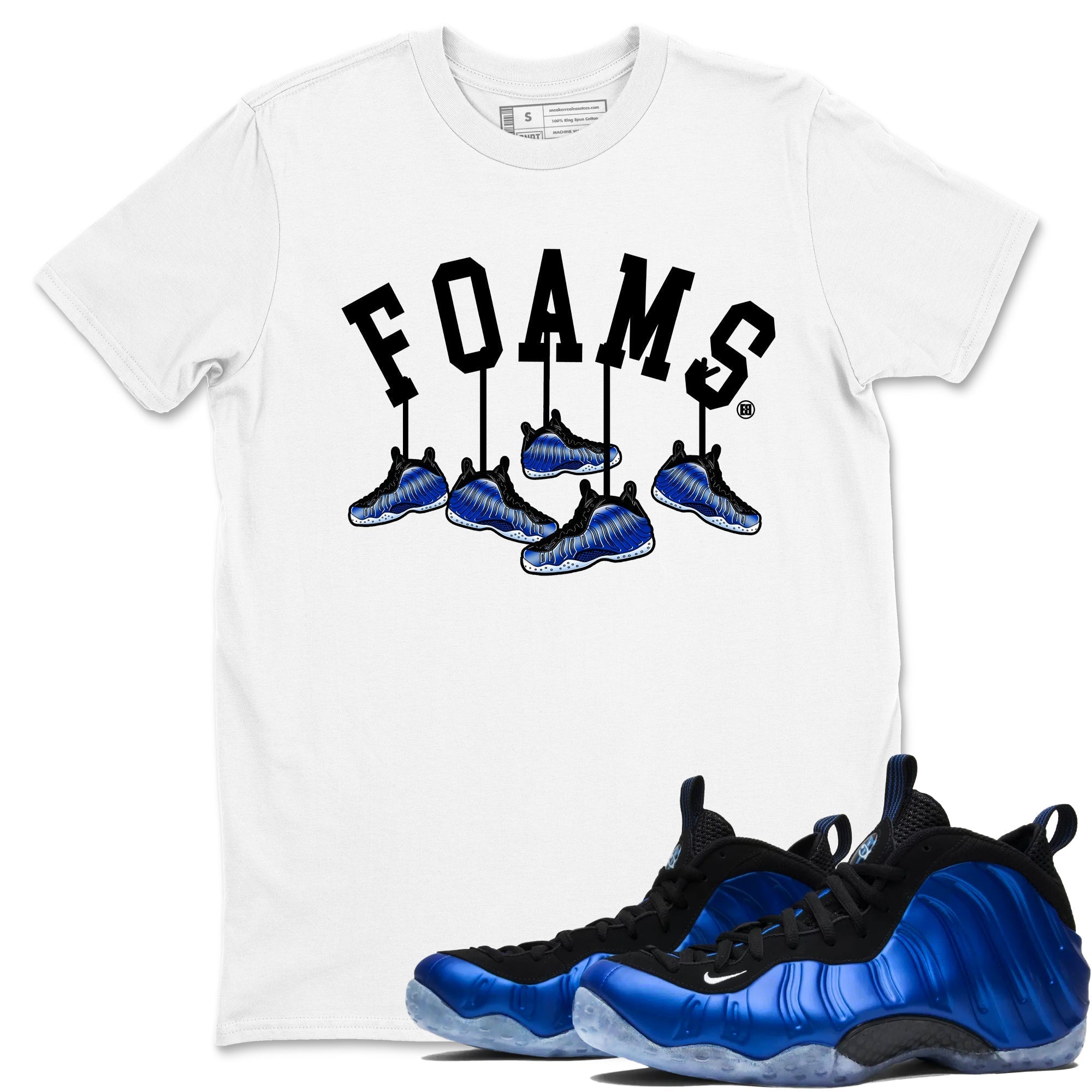 Hanging snkmatchs snkmatch Tees - Air Foamposite One Royal