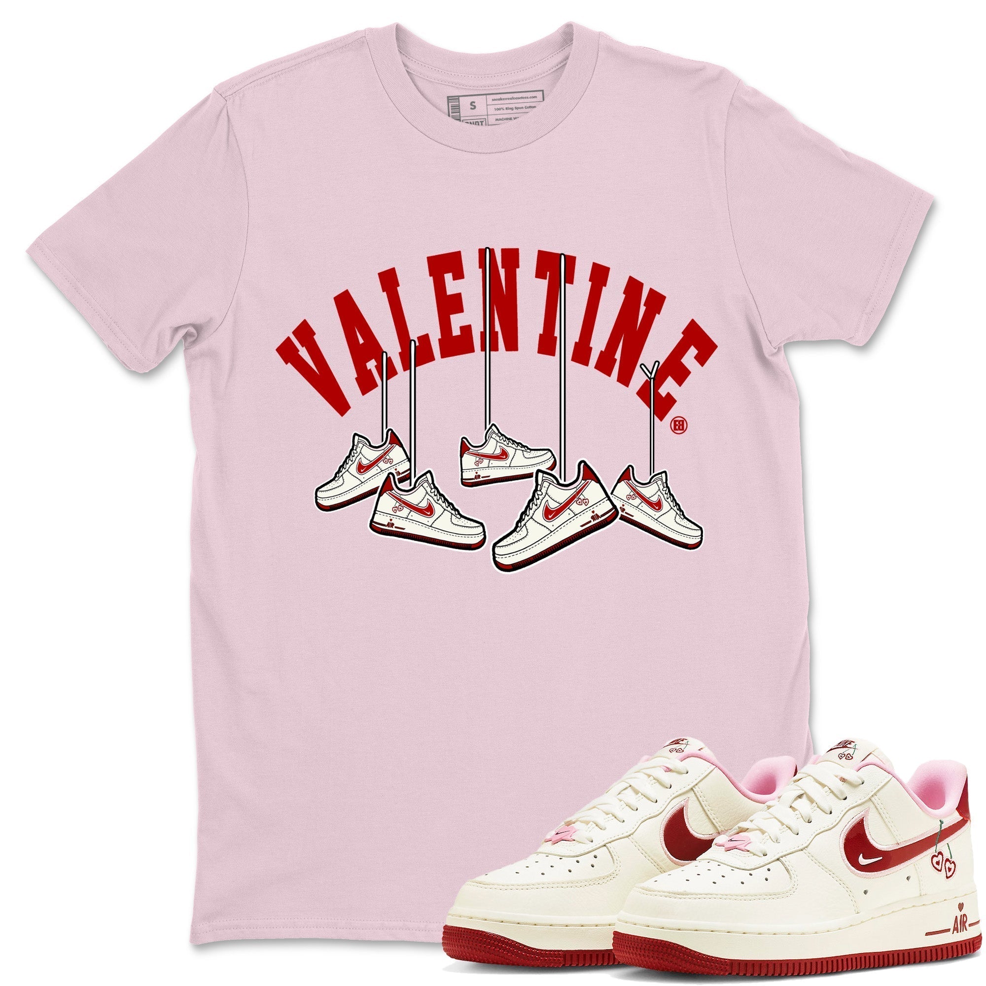 Hanging snkmatchs Unisex Tops - Air Force 1 Valentines Day