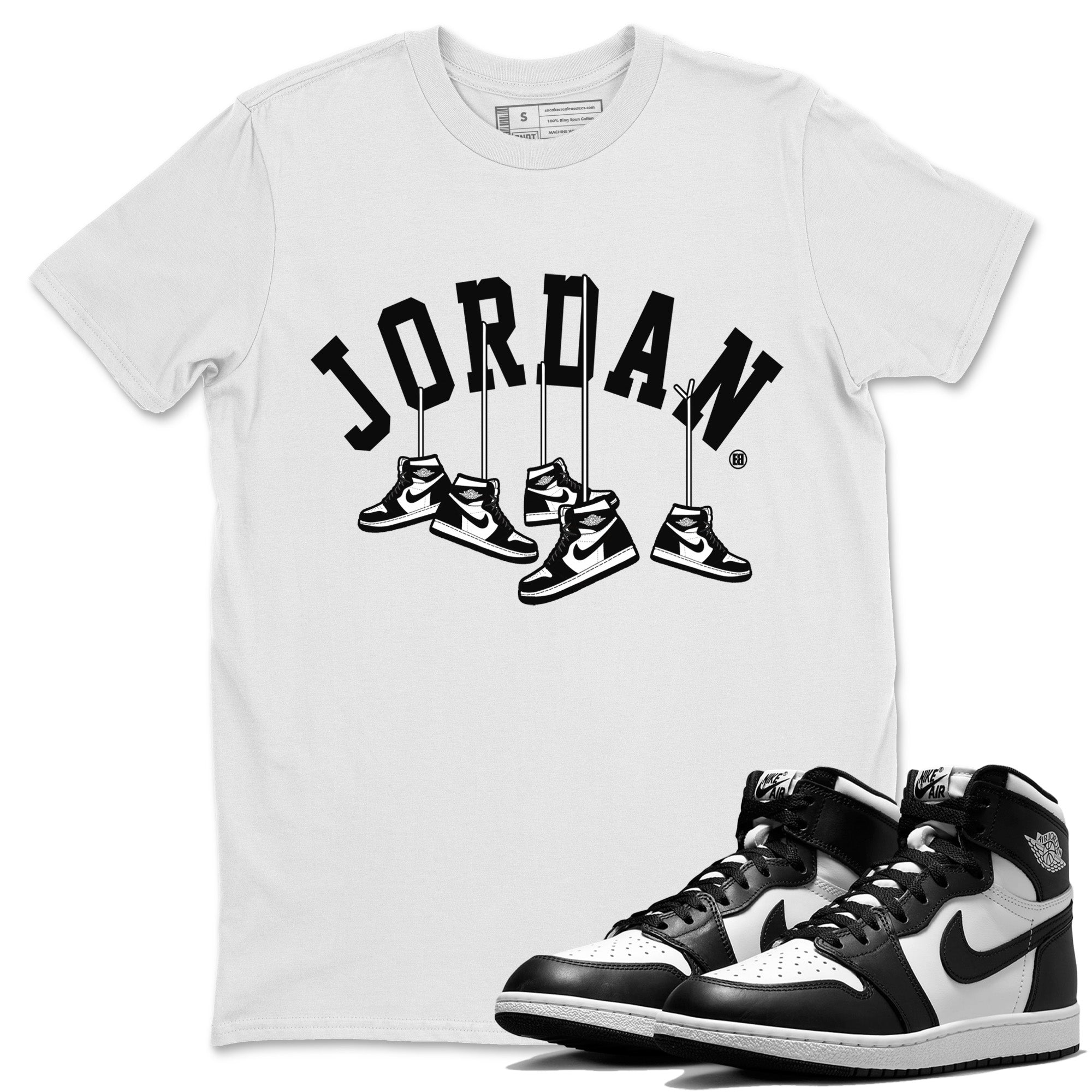 Hanging snkmatchs Unisex Tops - Air Jordan 1 Black White