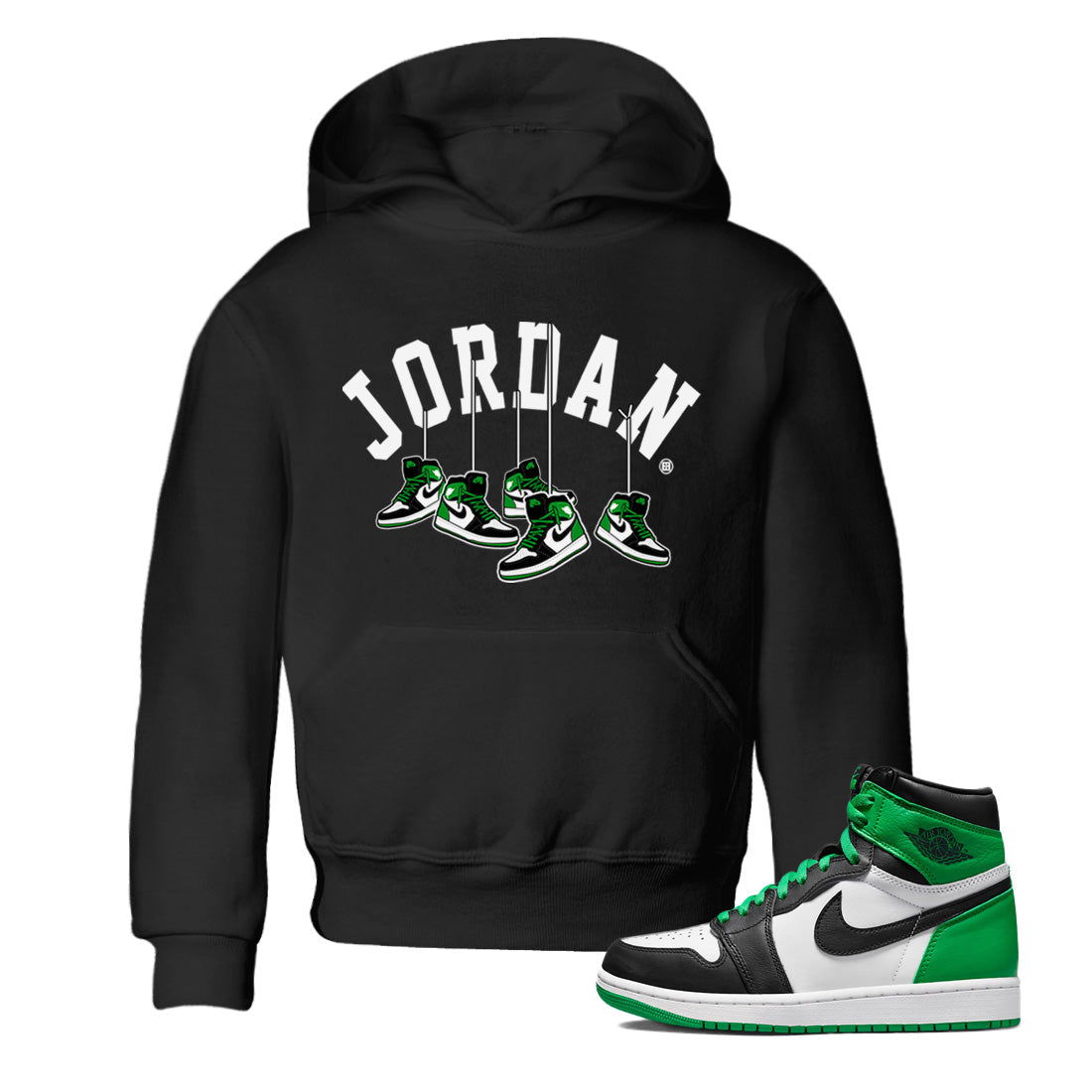 Hanging snkmatchs Kids Tops - Air Jordan 1 Celtics