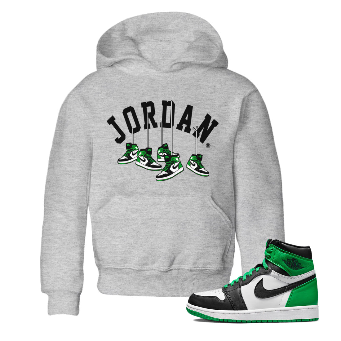 Hanging snkmatchs Kids Tops - Air Jordan 1 Celtics