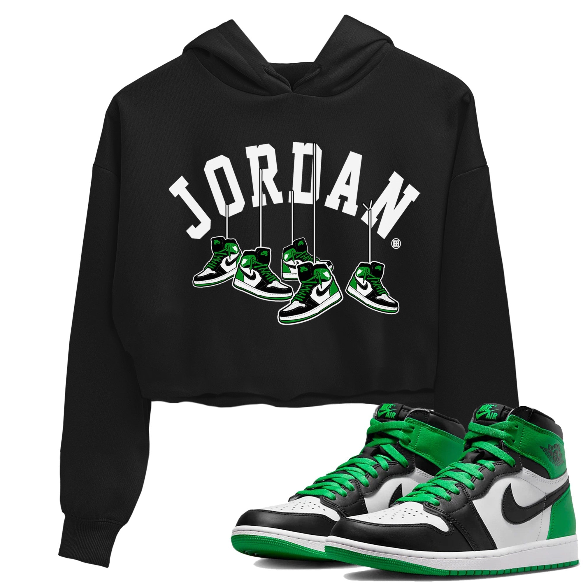Hanging snkmatchs Women's Tops - Air Jordan 1 Celtics