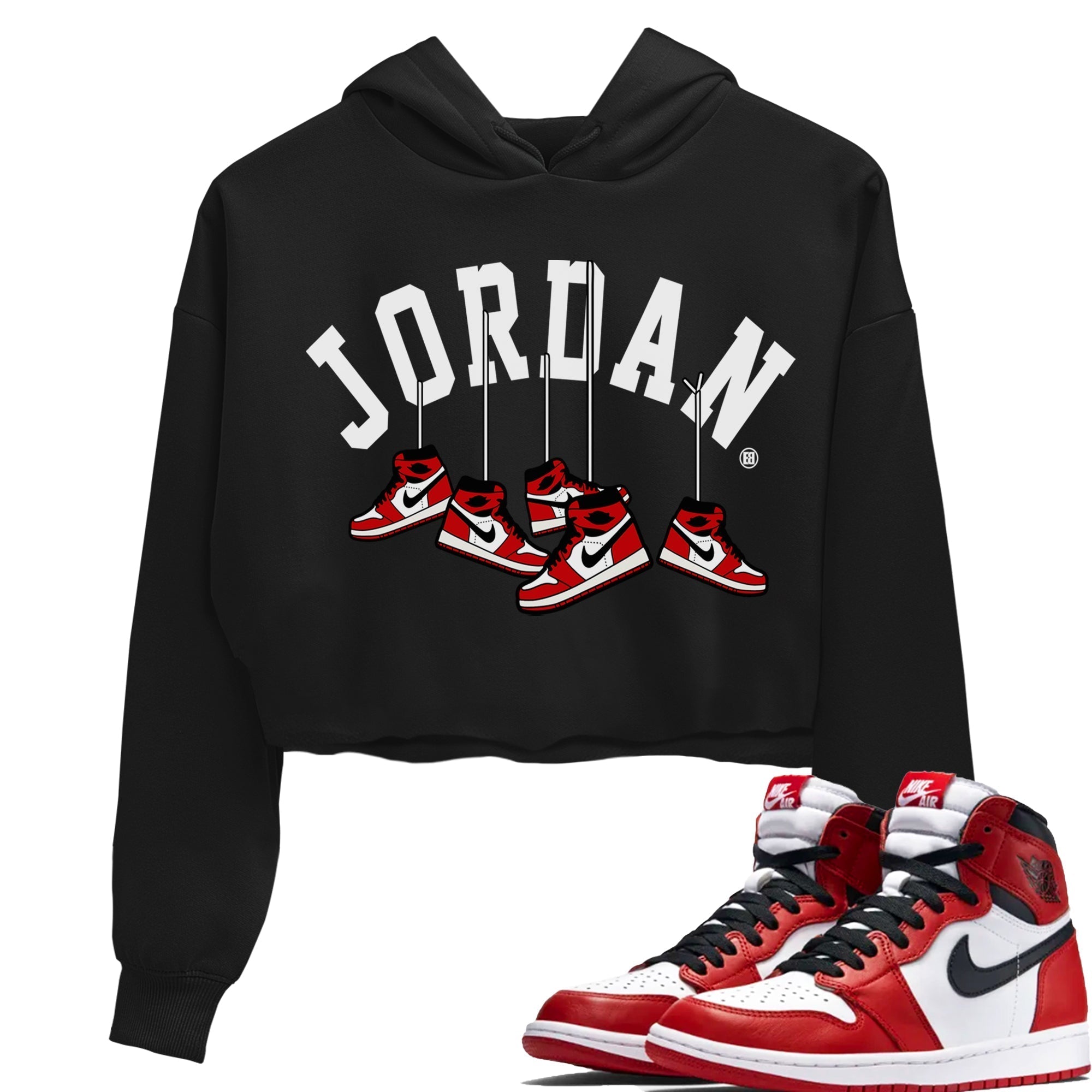 Hanging snkmatchs Women's Tops - Air Jordan 1 Chicago