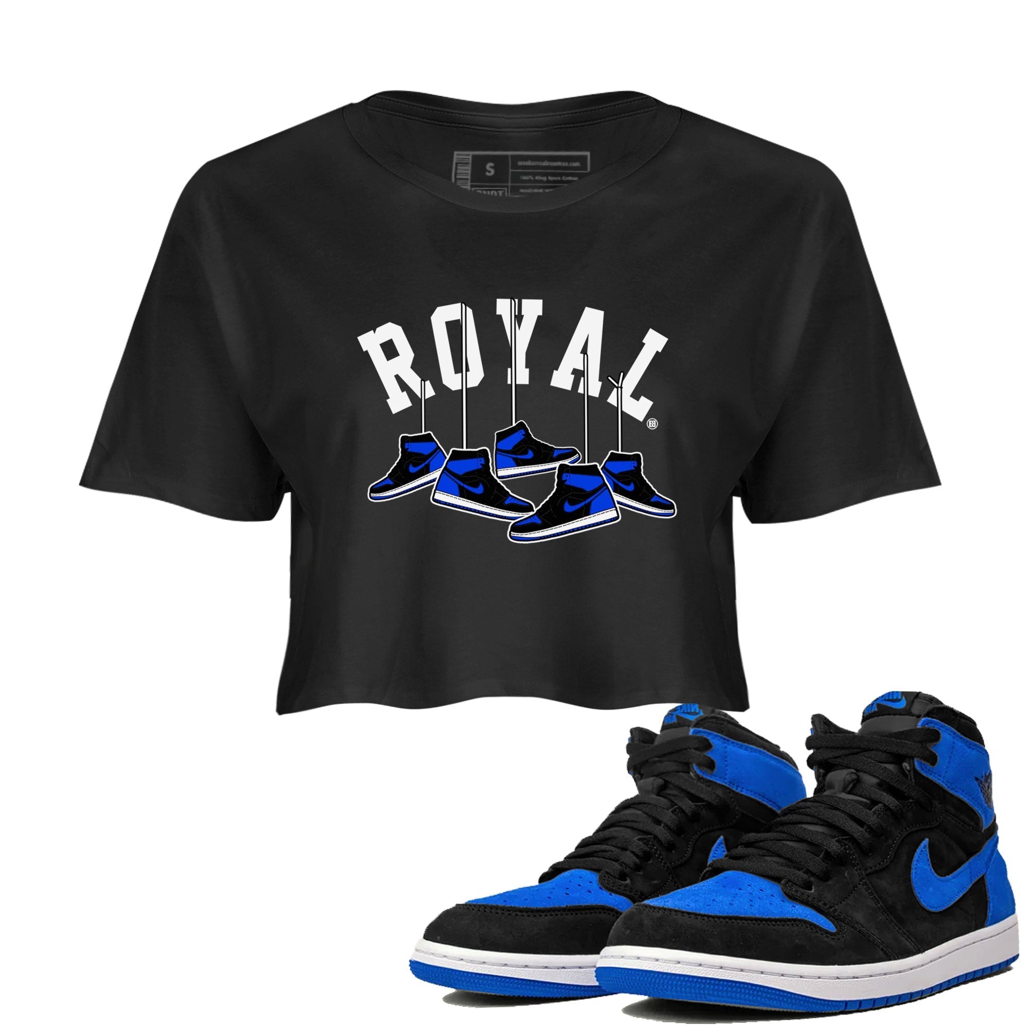 Hanging snkmatchs snkmatch Women's Top - Air Jordan 1 Royal Reimagined