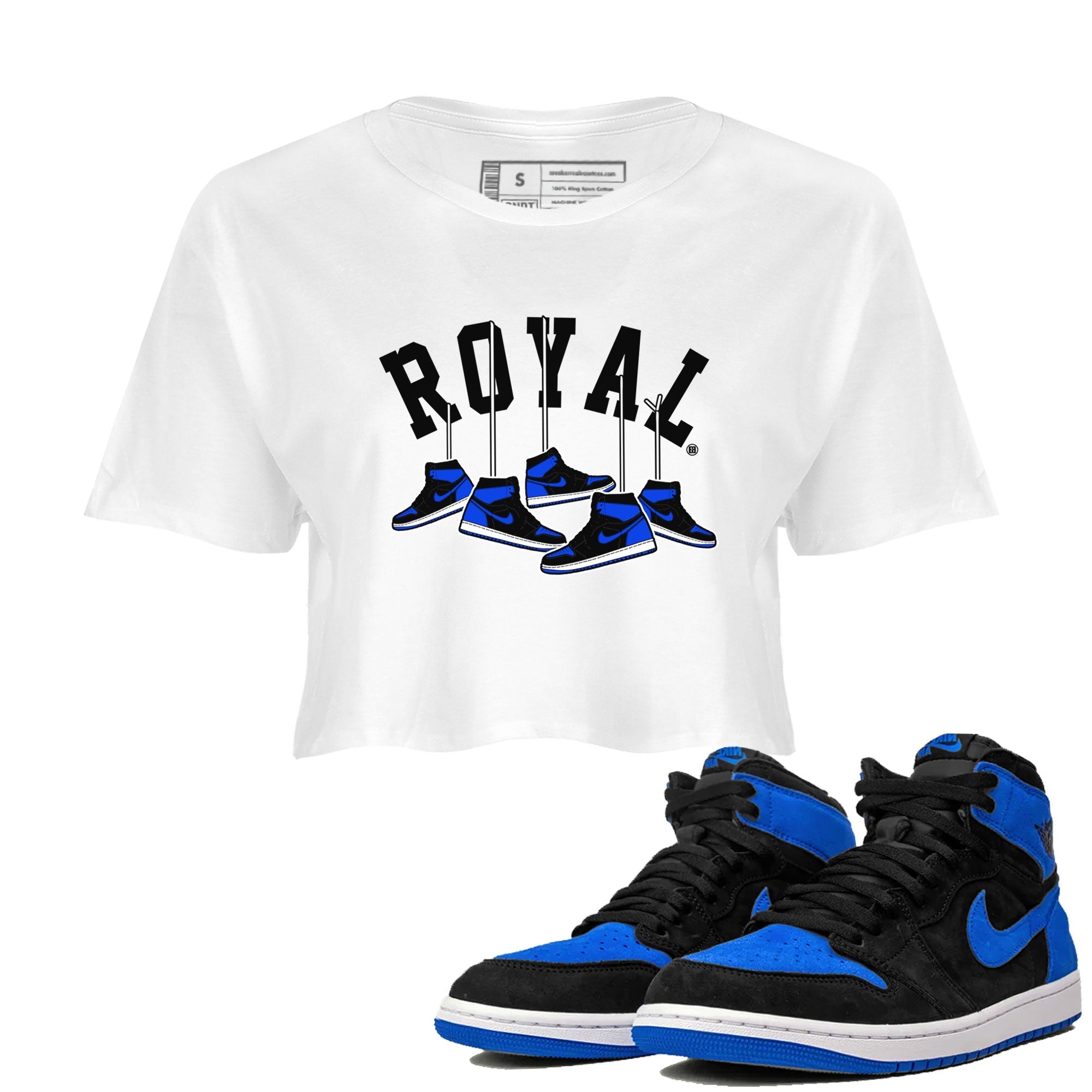 Hanging snkmatchs snkmatch Women's Top - Air Jordan 1 Royal Reimagined