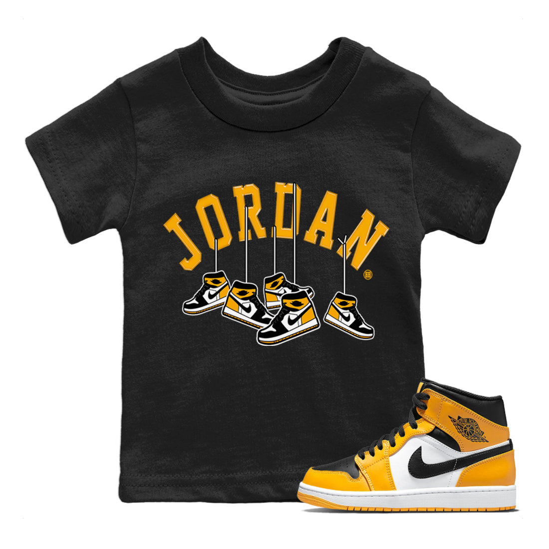 Hanging snkmatchs Kids Tops - Air Jordan 1 Taxi