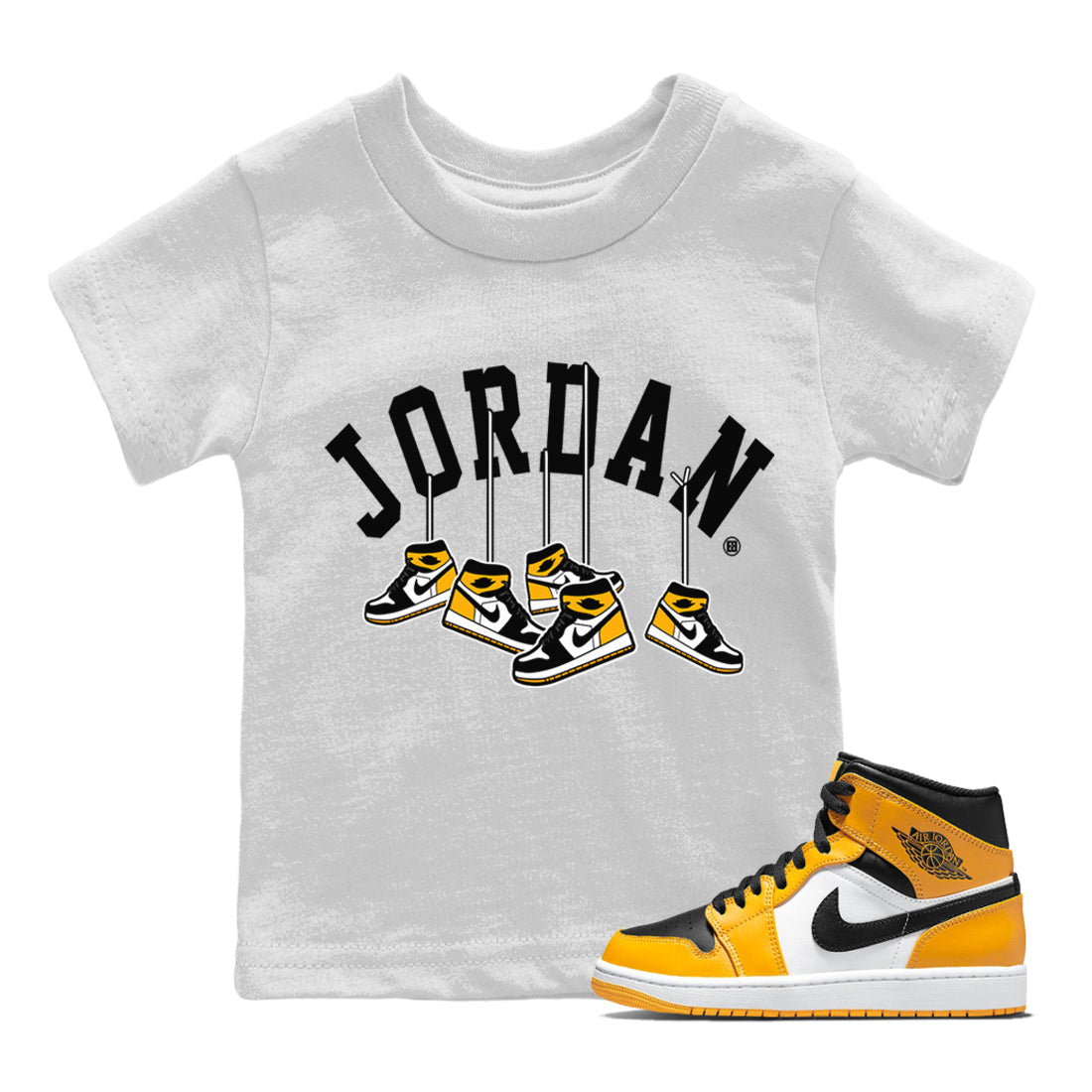 Hanging snkmatchs Kids Tops - Air Jordan 1 Taxi