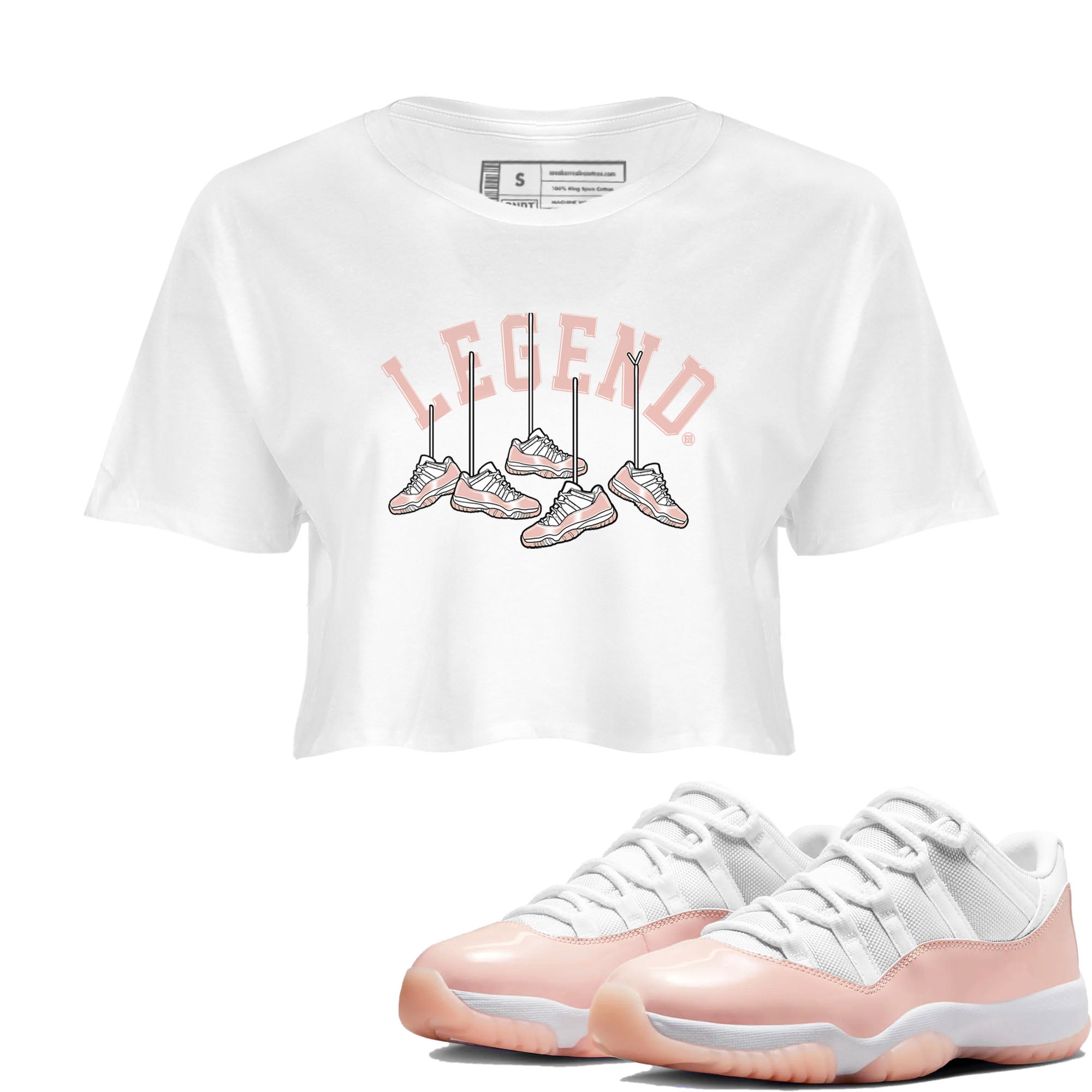Hanging snkmatchs snkmatch Women's Top - Air Jordan 11 Legend Pink