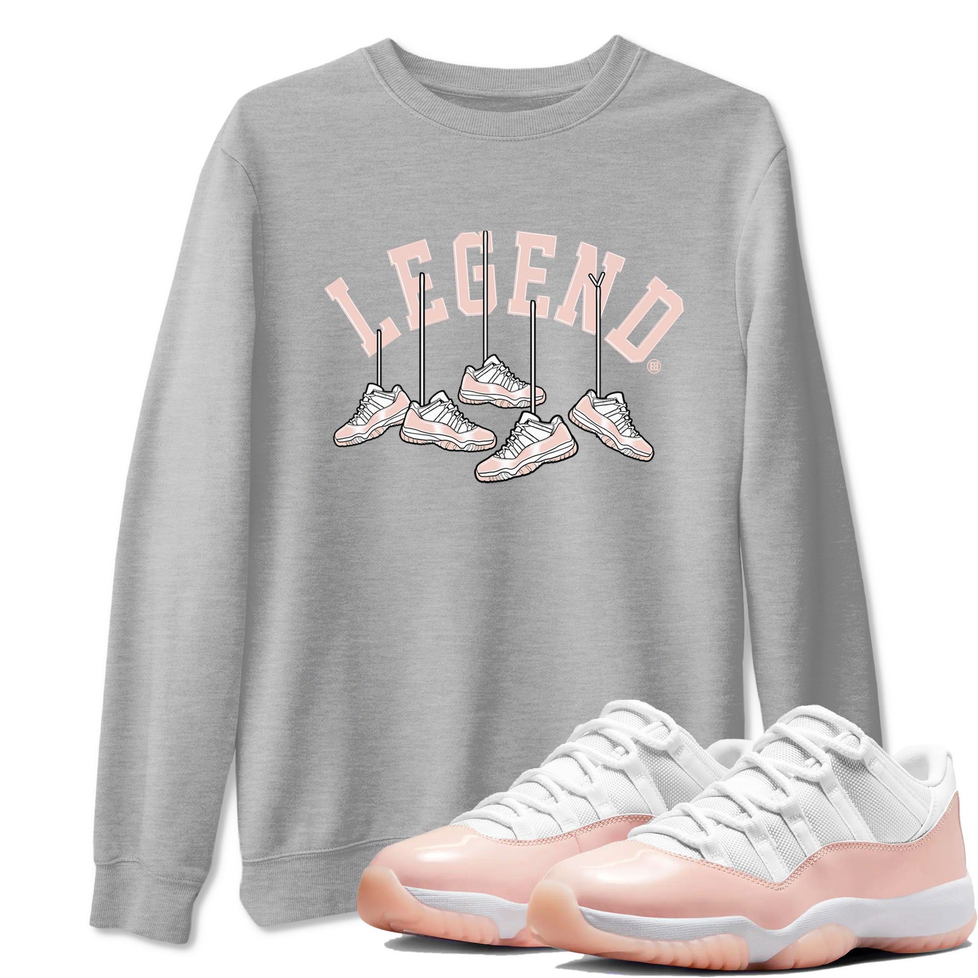 Hanging snkmatchs snkmatch Tees - Air Jordan 11 Legend Pink