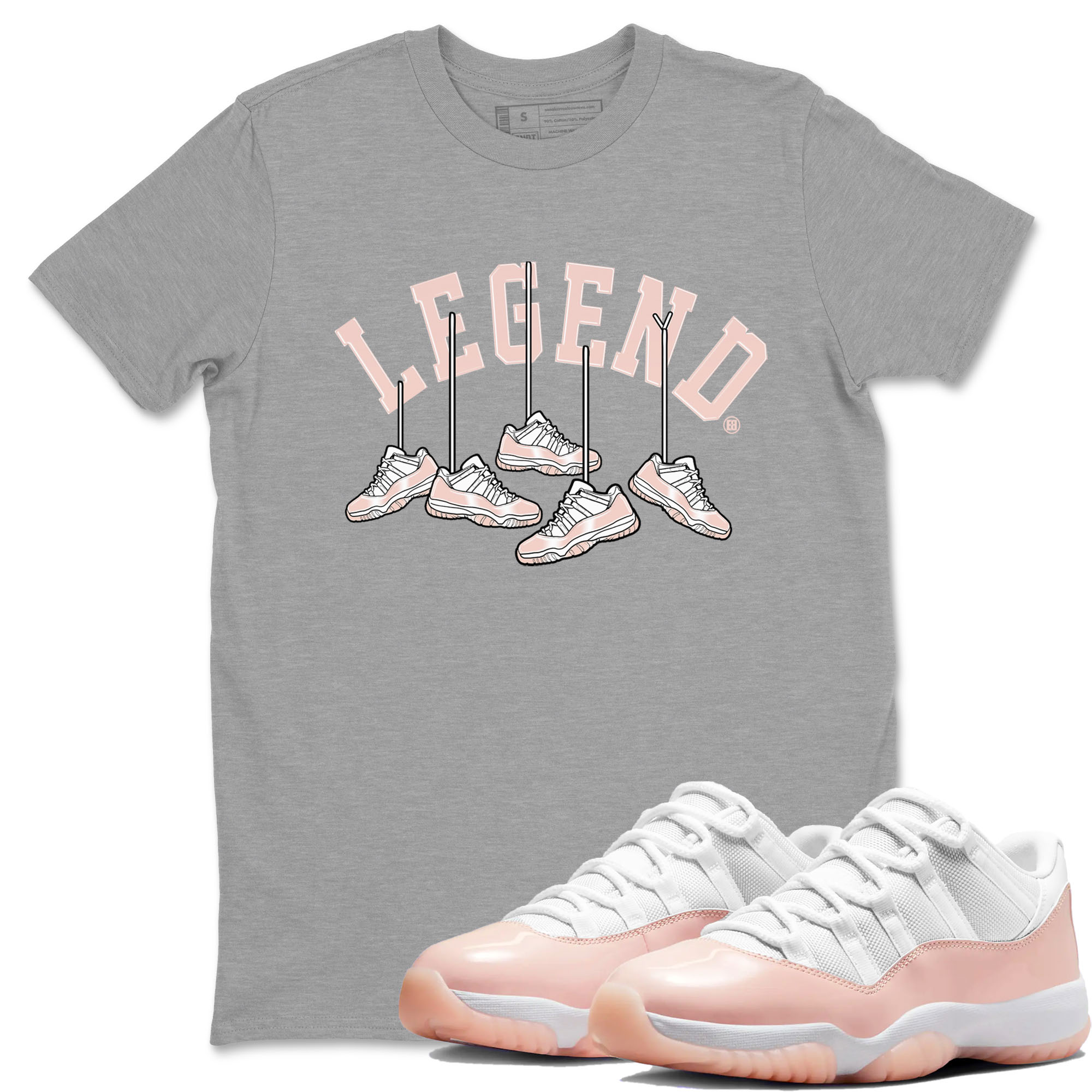 Hanging snkmatchs snkmatch Tees - Air Jordan 11 Legend Pink