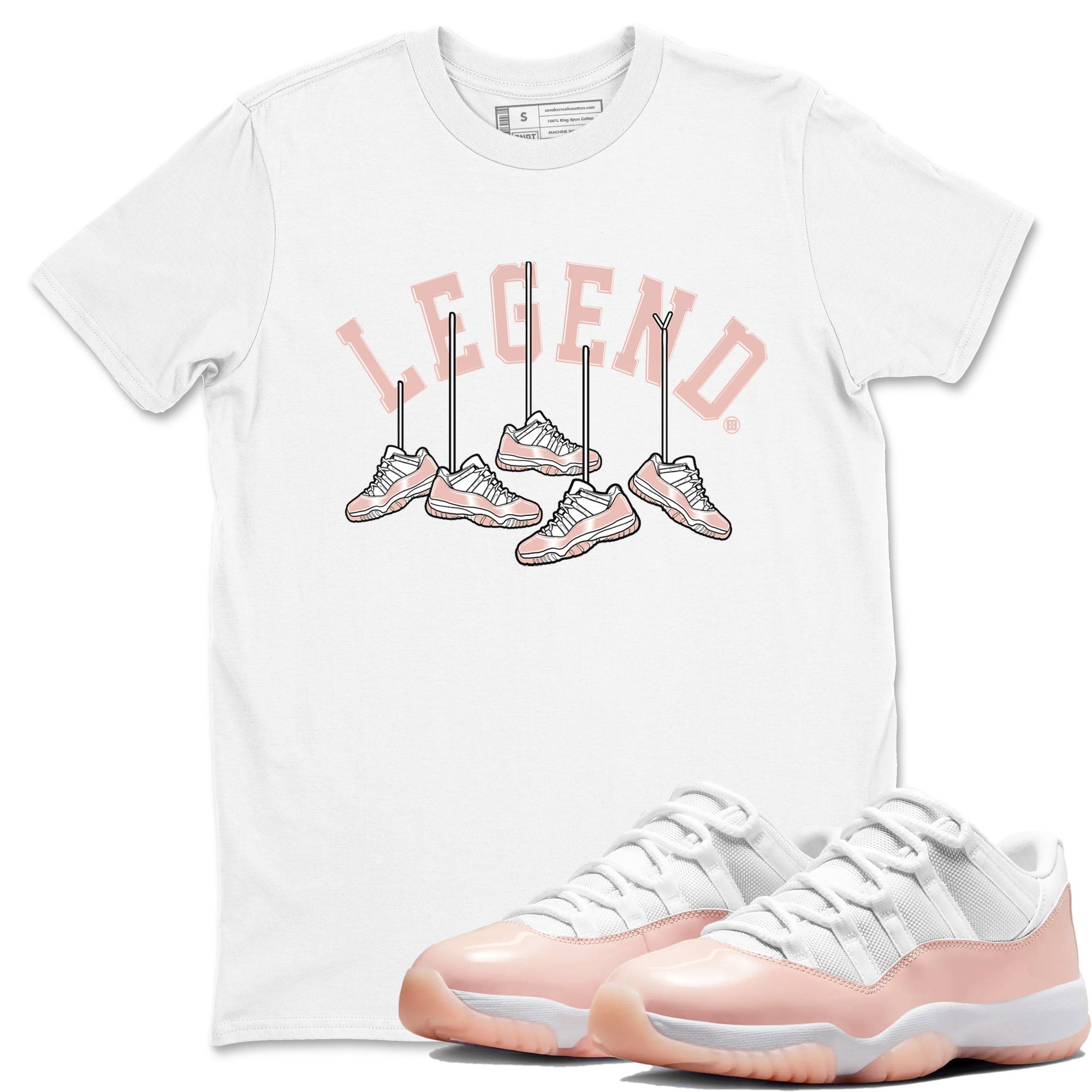 Hanging snkmatchs snkmatch Tees - Air Jordan 11 Legend Pink